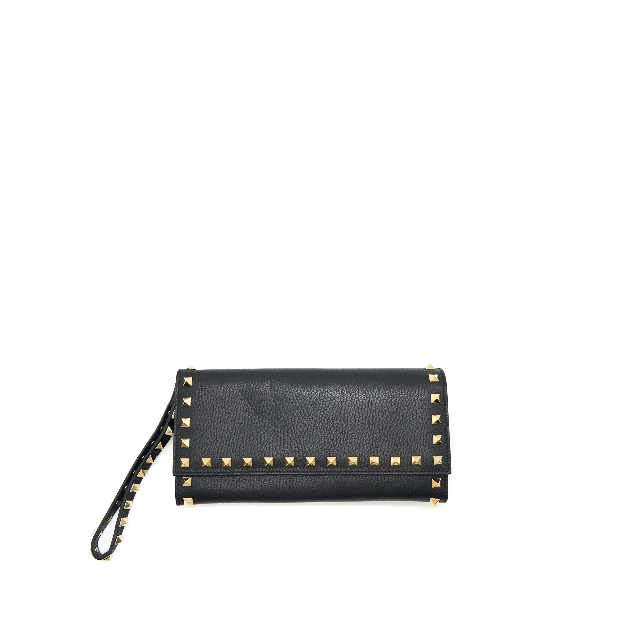 VALENTINO ROCKSTUD LONG WALLET BLACK