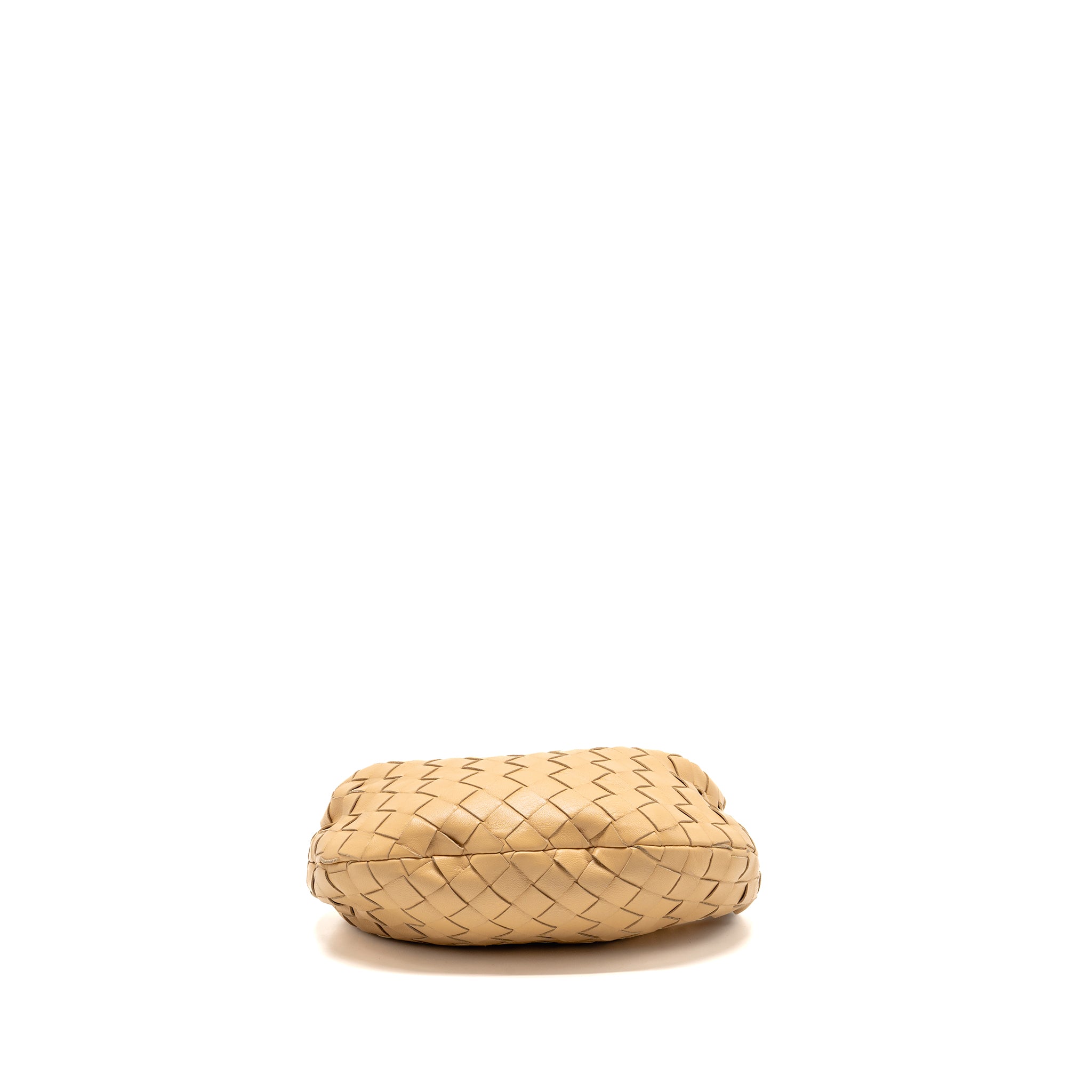 BOTTEGA VENETA MINI JODIE LAMBSKIN BEIGE GHW