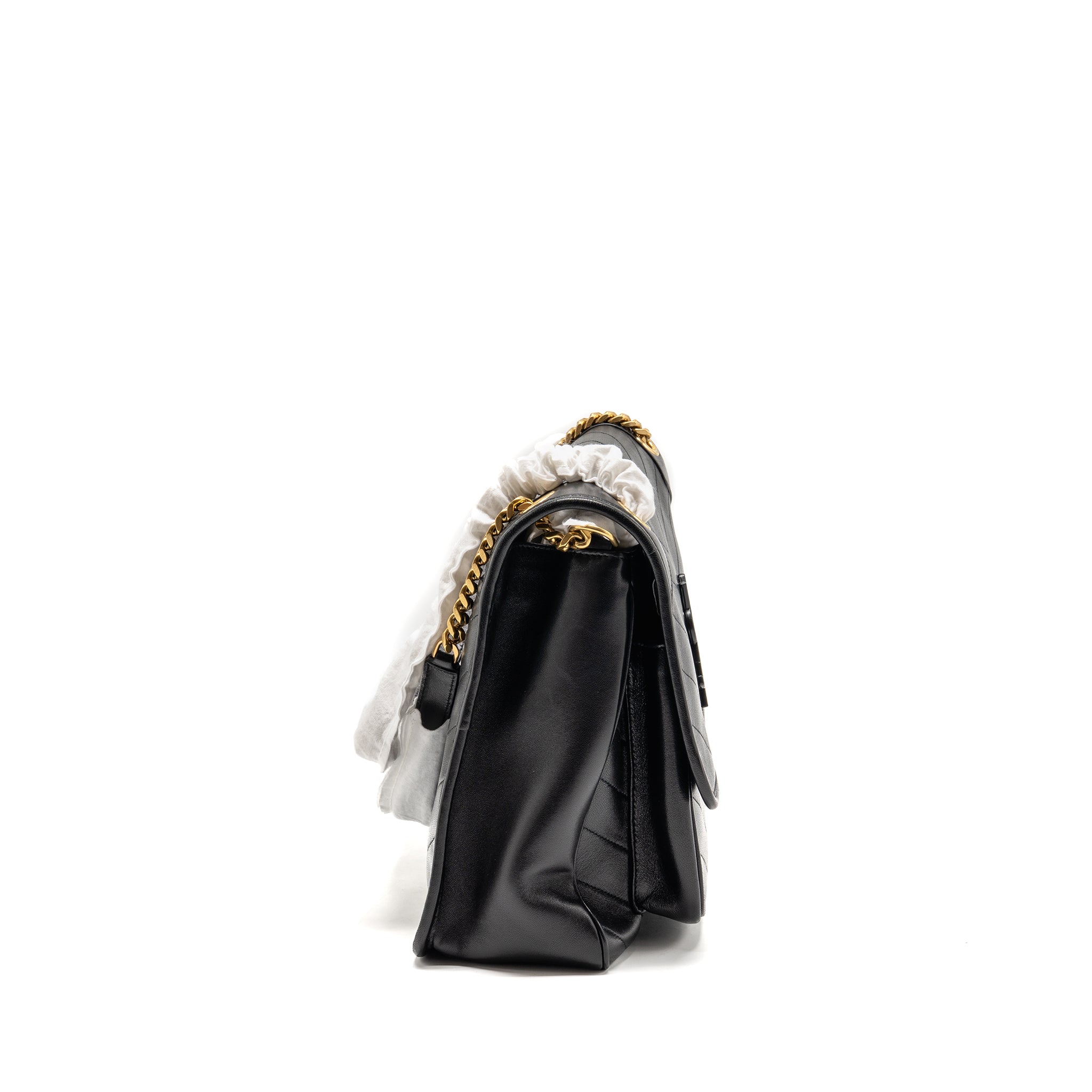 SAINT LAURENT LARGE NIKI BAG LAMBSKIN BLACK GHW