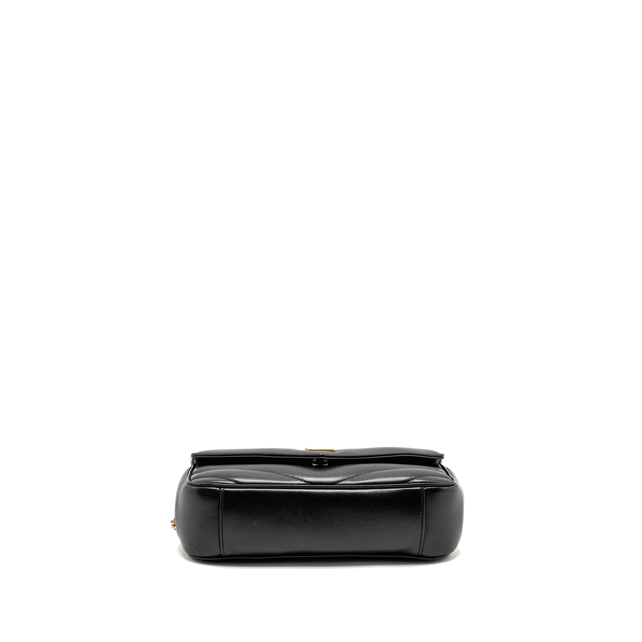 SAINT LAURENT/YSL SMALL LOULOU BAG LAMBSKIN BLACK GHW