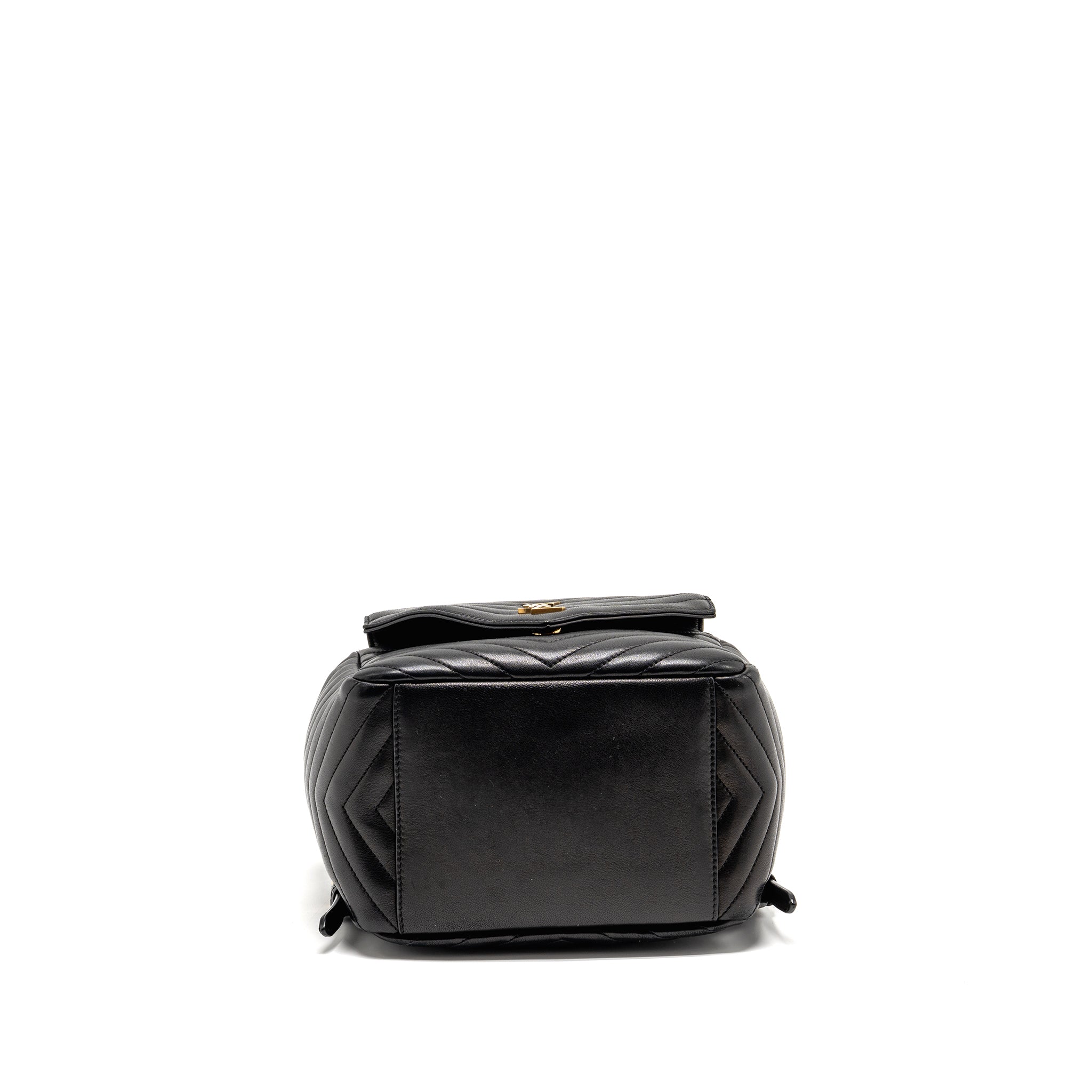 SAINT LAURENT/YSL JOE BACKPACK LAMBSKIN BLACK GHW
