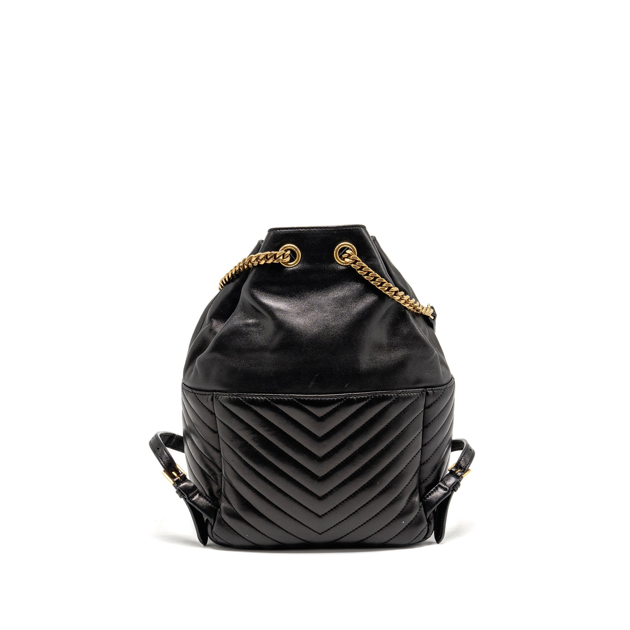 SAINT LAURENT/YSL JOE BACKPACK LAMBSKIN BLACK GHW
