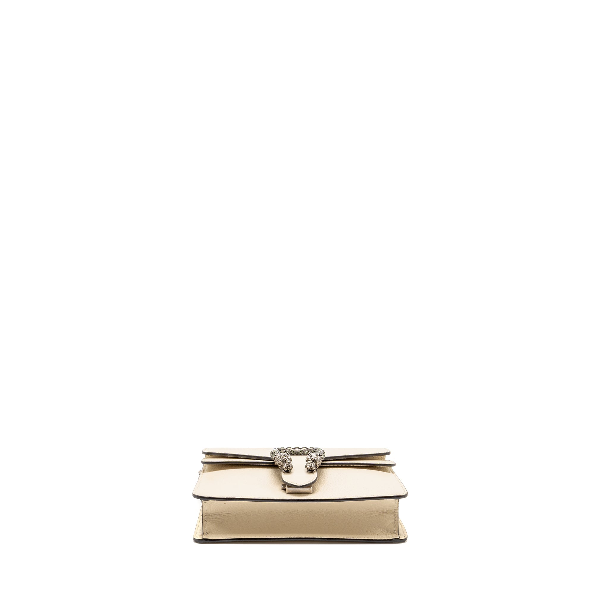 GUCCI MINI DIONYSUS BAG CALFSKIN WHITE SHW