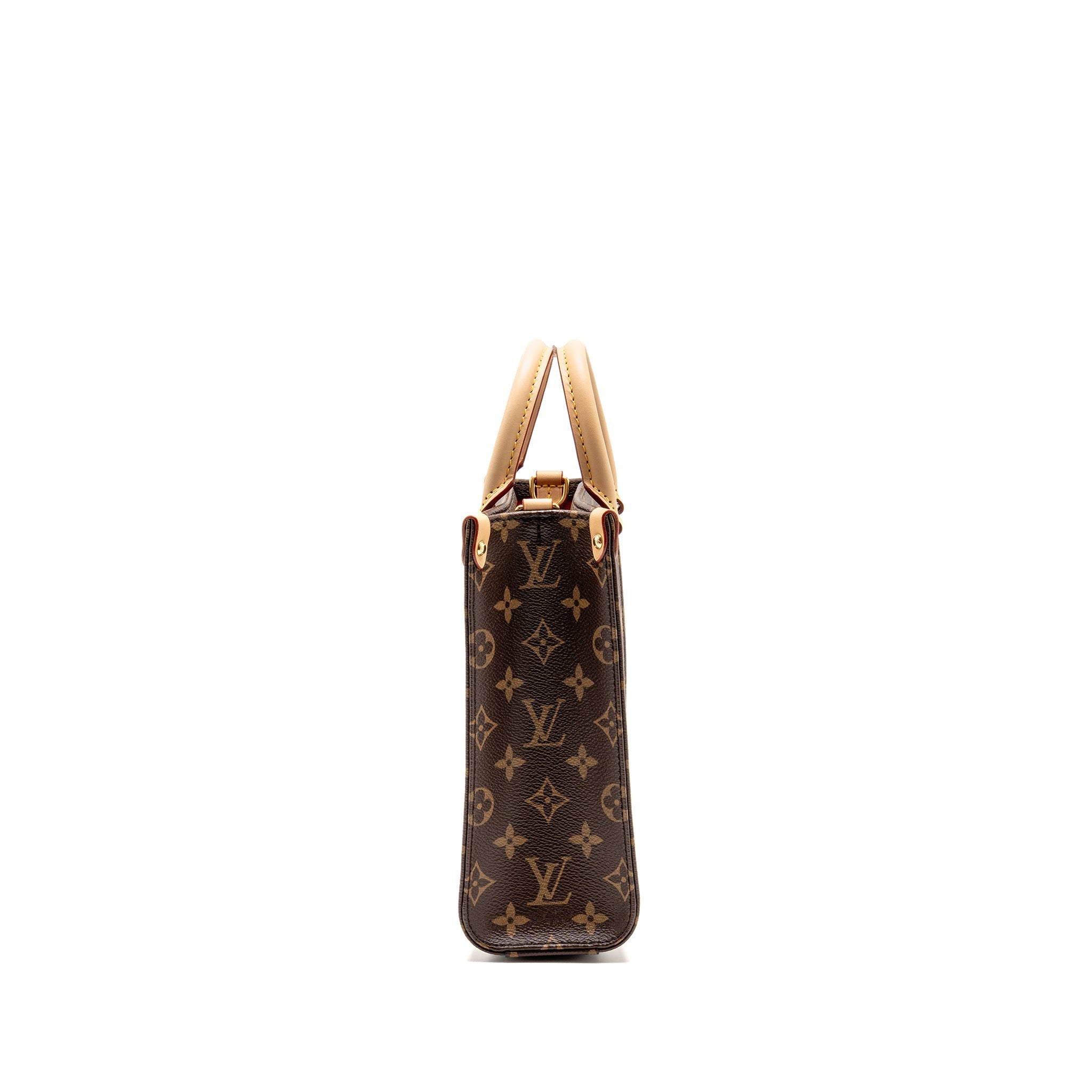 LOUIS VUITTON SAC PLAT BB MONOGRAM CANVAS GHW