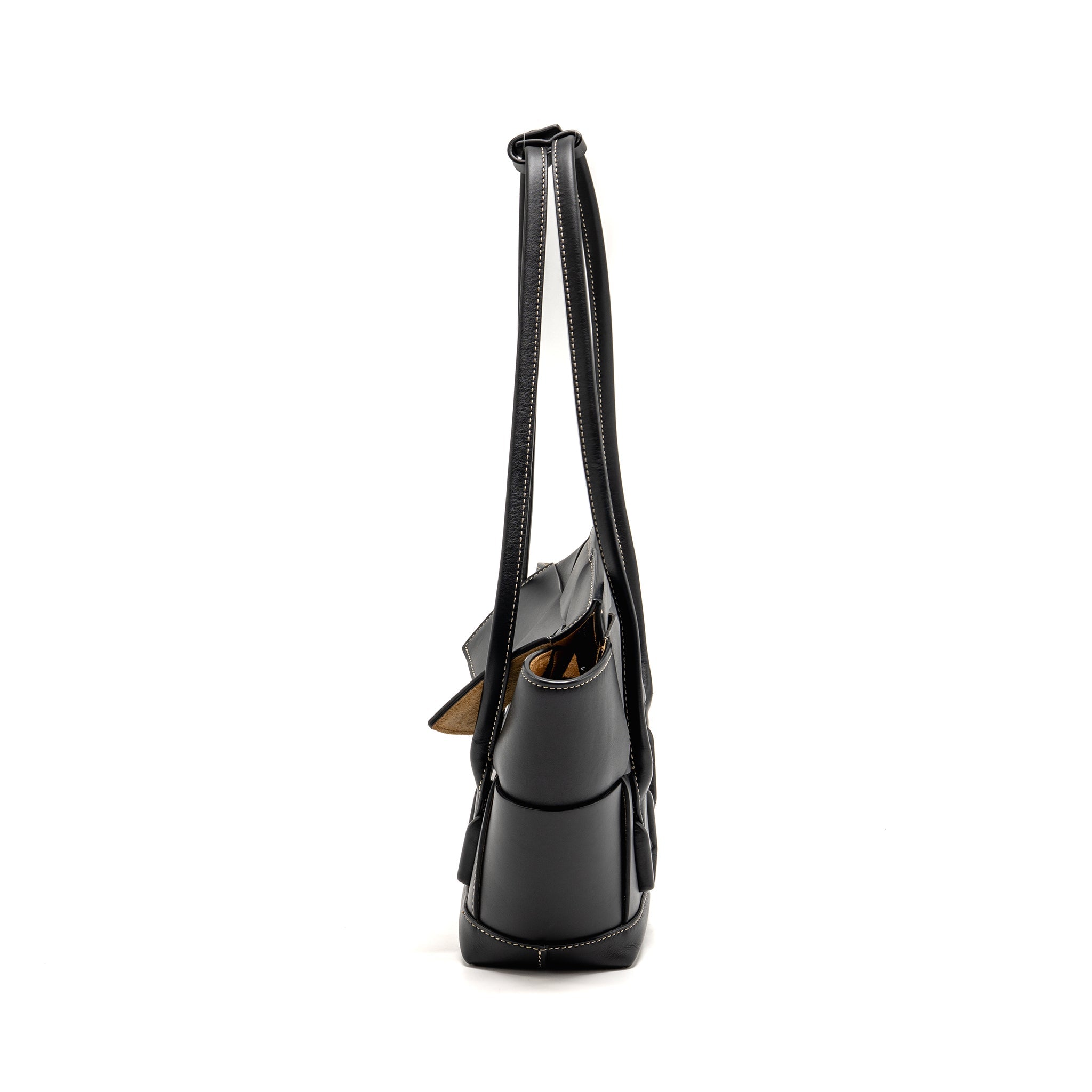 BOTTEGA VENETA SMALL ARCO BAG CALFSKIN BLACK SHW