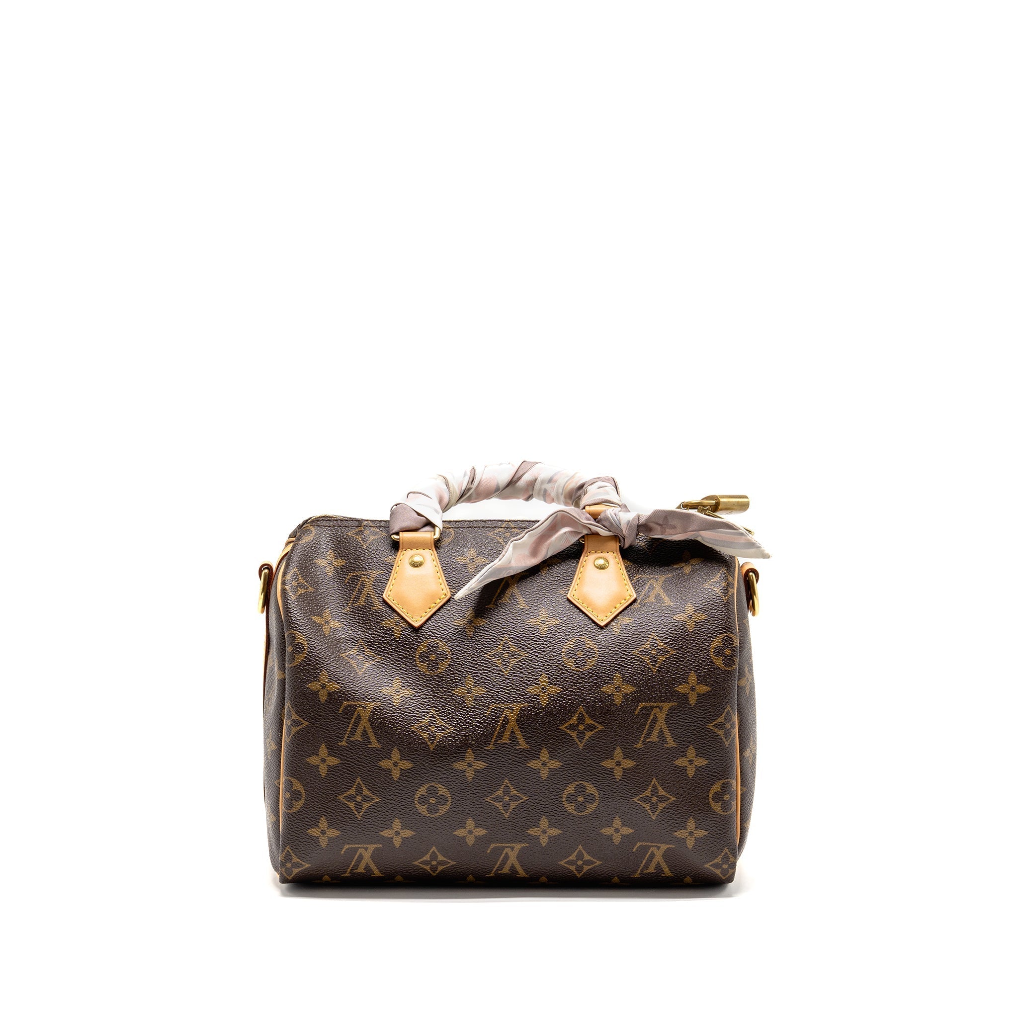 LOUIS VUITTON SPEEDY 25 BANDOULIERE MONOGRAM CANVAS GHW