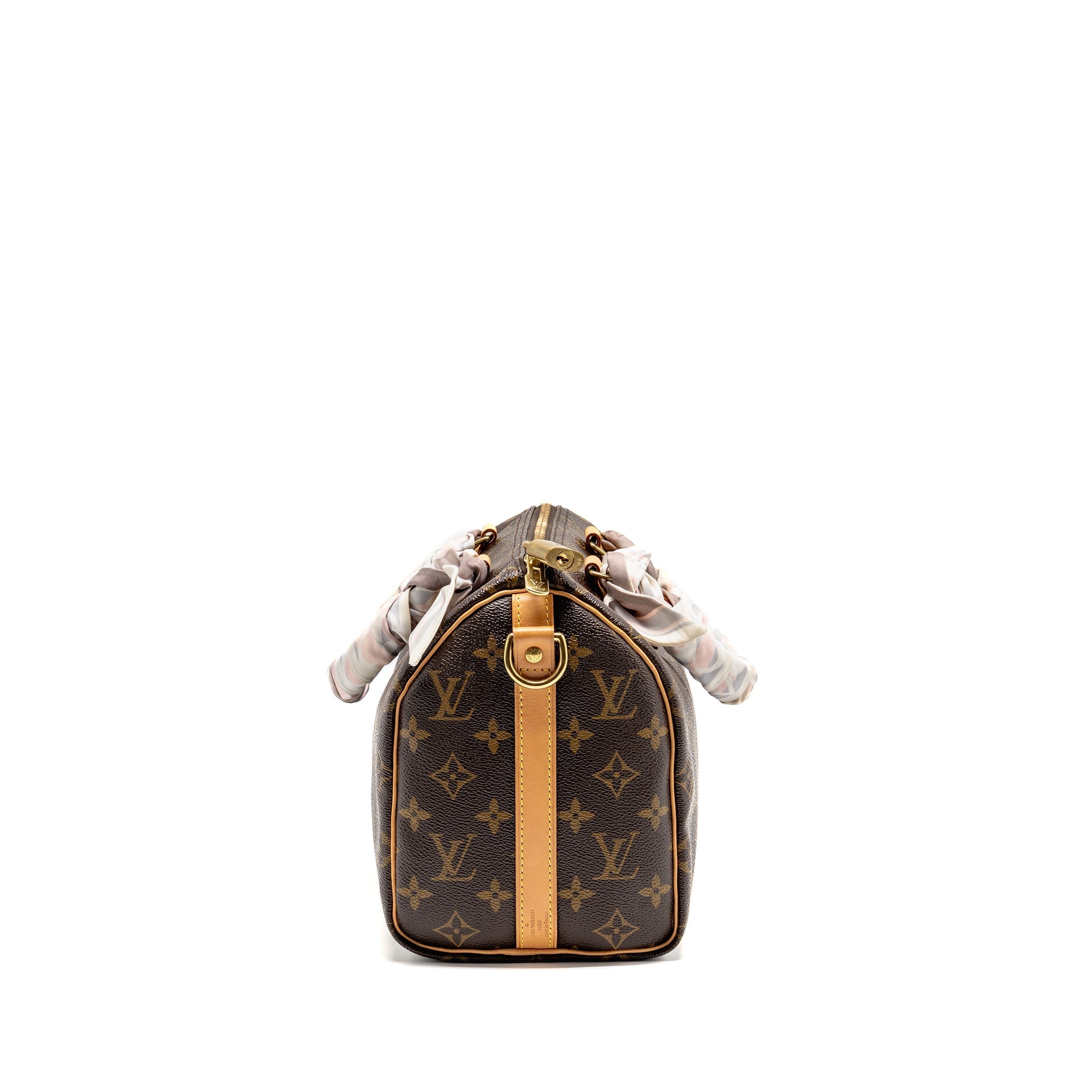 LOUIS VUITTON SPEEDY 25 BANDOULIERE MONOGRAM CANVAS GHW
