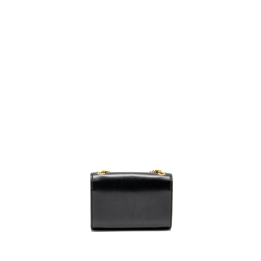 SAINT LAURENT/YSL MINI KATE TASSEL BAG CALFSKIN BLACK GHW