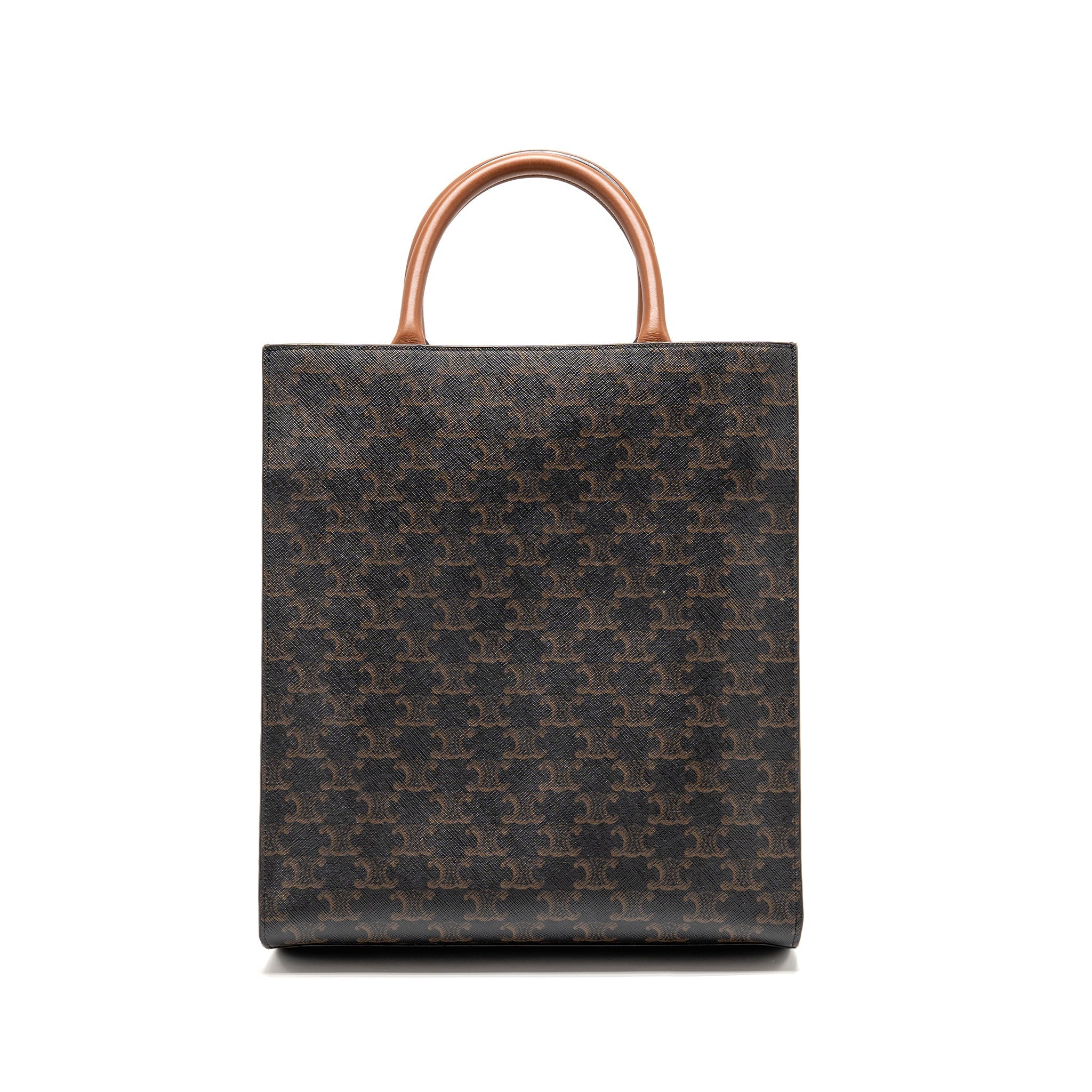 CELINE VERTICAL CABAS TRIOMPHE CANVAS GHW