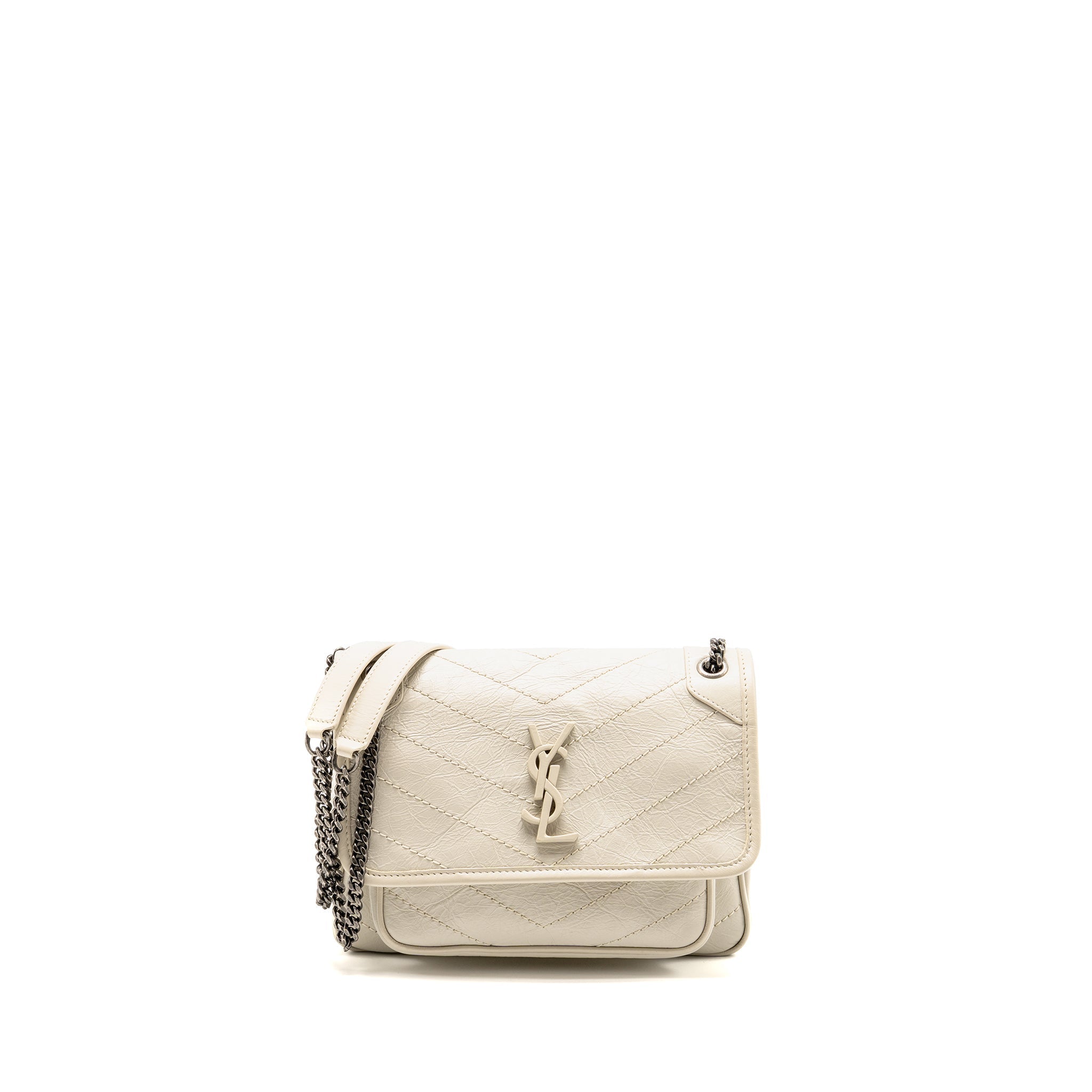 SAINT LAURENT / YSL NIKI BABY CALFSKIN CREAM SHW