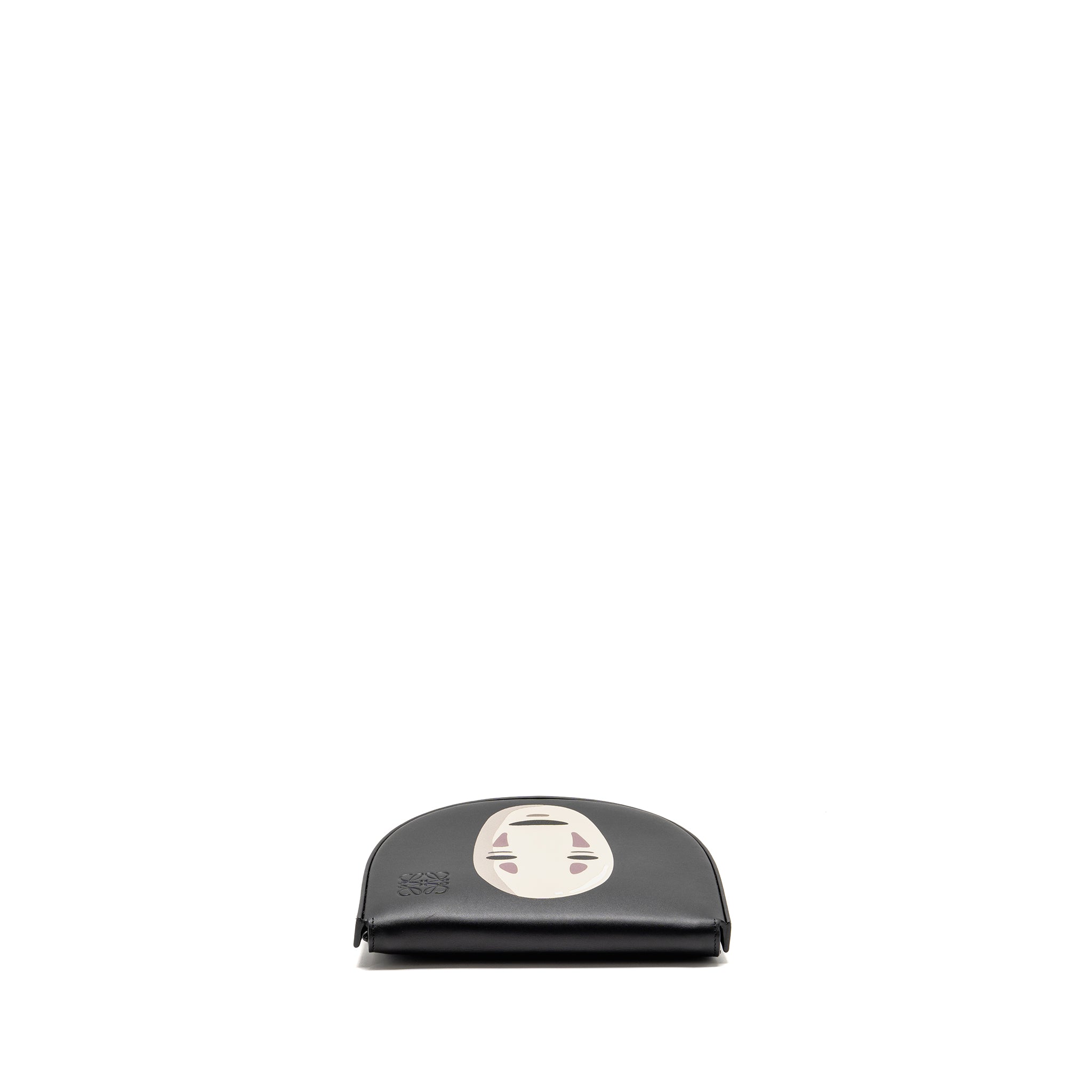 LOEWE X SPIRITED AWAY KAONASHI MINI HEEL POUCH CALFSKIN BLACK SHW