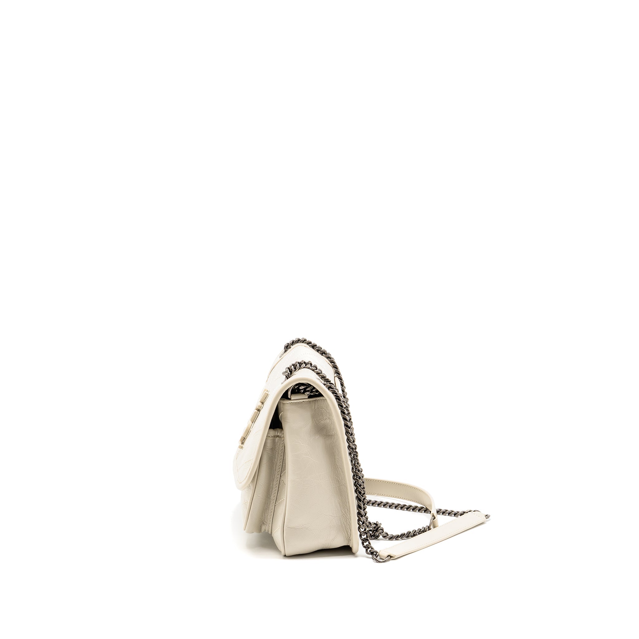 SAINT LAURENT / YSL NIKI BABY CALFSKIN CREAM SHW