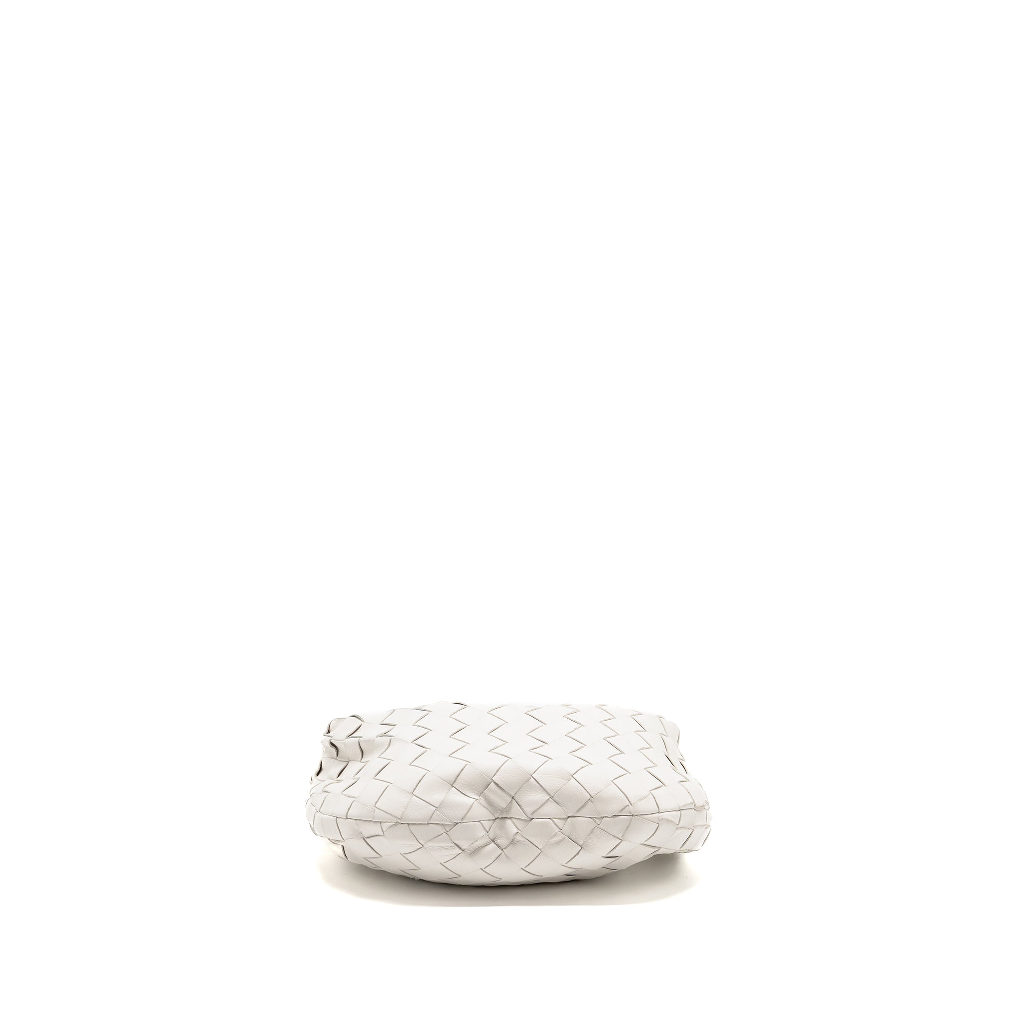 BOTTEGA VENETA MINI JODIE LEATHER WHITE GHW