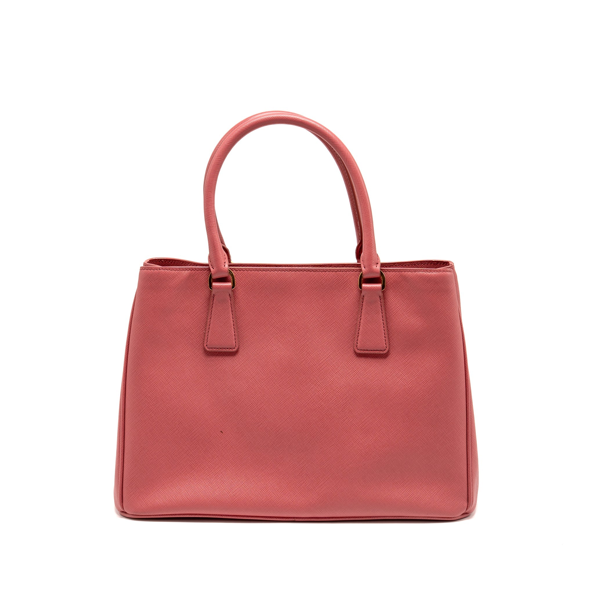 PRADA LARGE SAFFIANO TOTE BAG GALLERIA SAFFIANO LEATHER PINK GHW