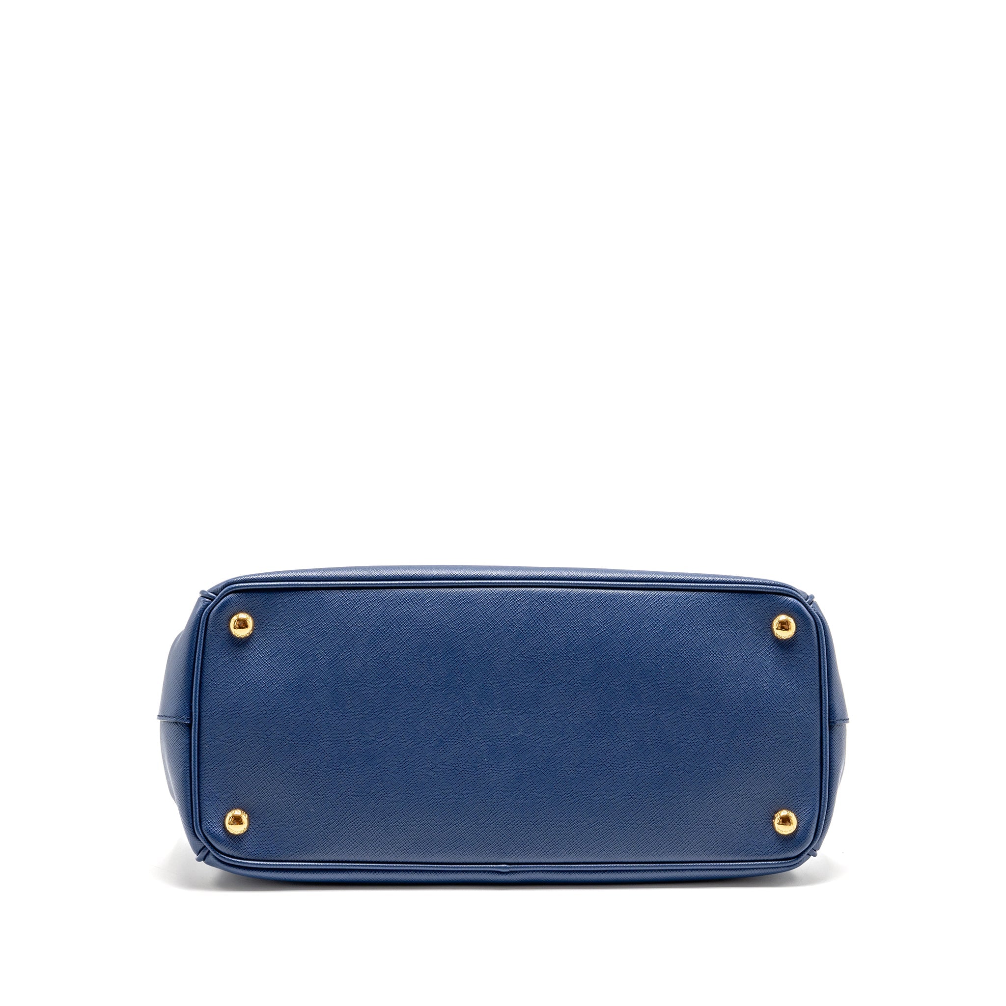 PRADA LARGE SAFFIANO TOTE BAG GALLERIA SAFFIANO LEATHER BLUETTE GHW