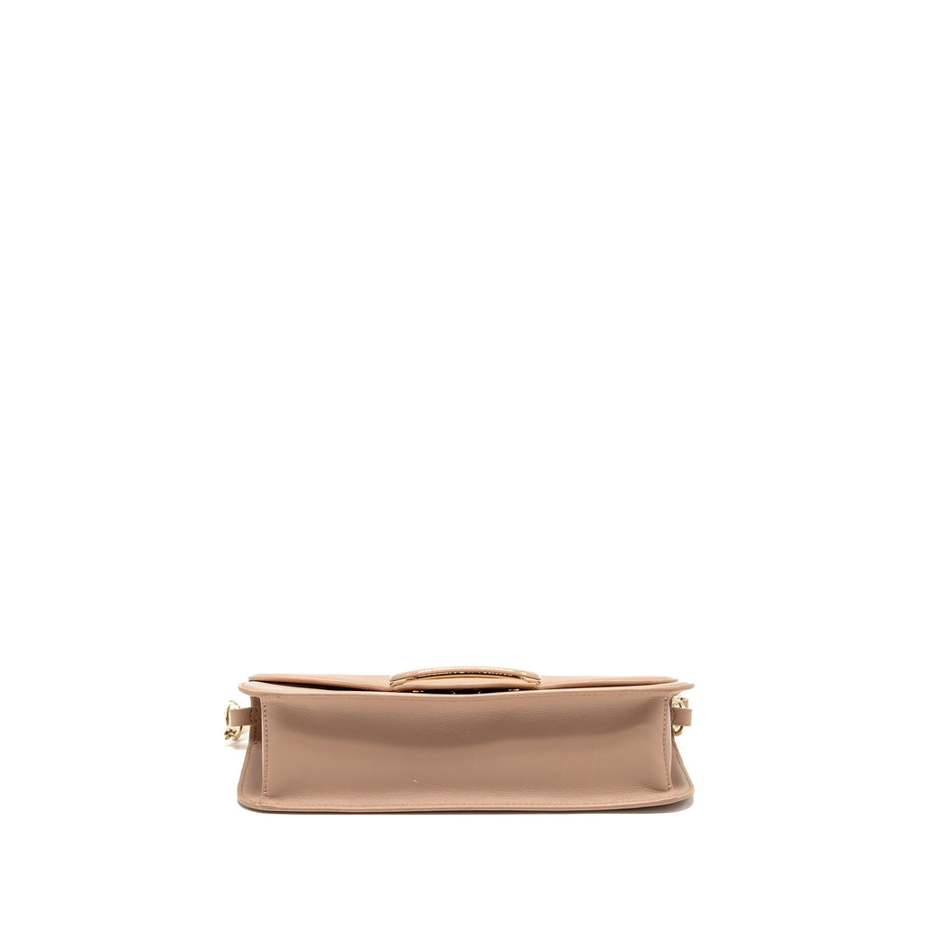 VALENTINO GARAVANI VLOGO SIGNATURE SHOULDER BAG CALFSKIN LIGHT PINK LGHW