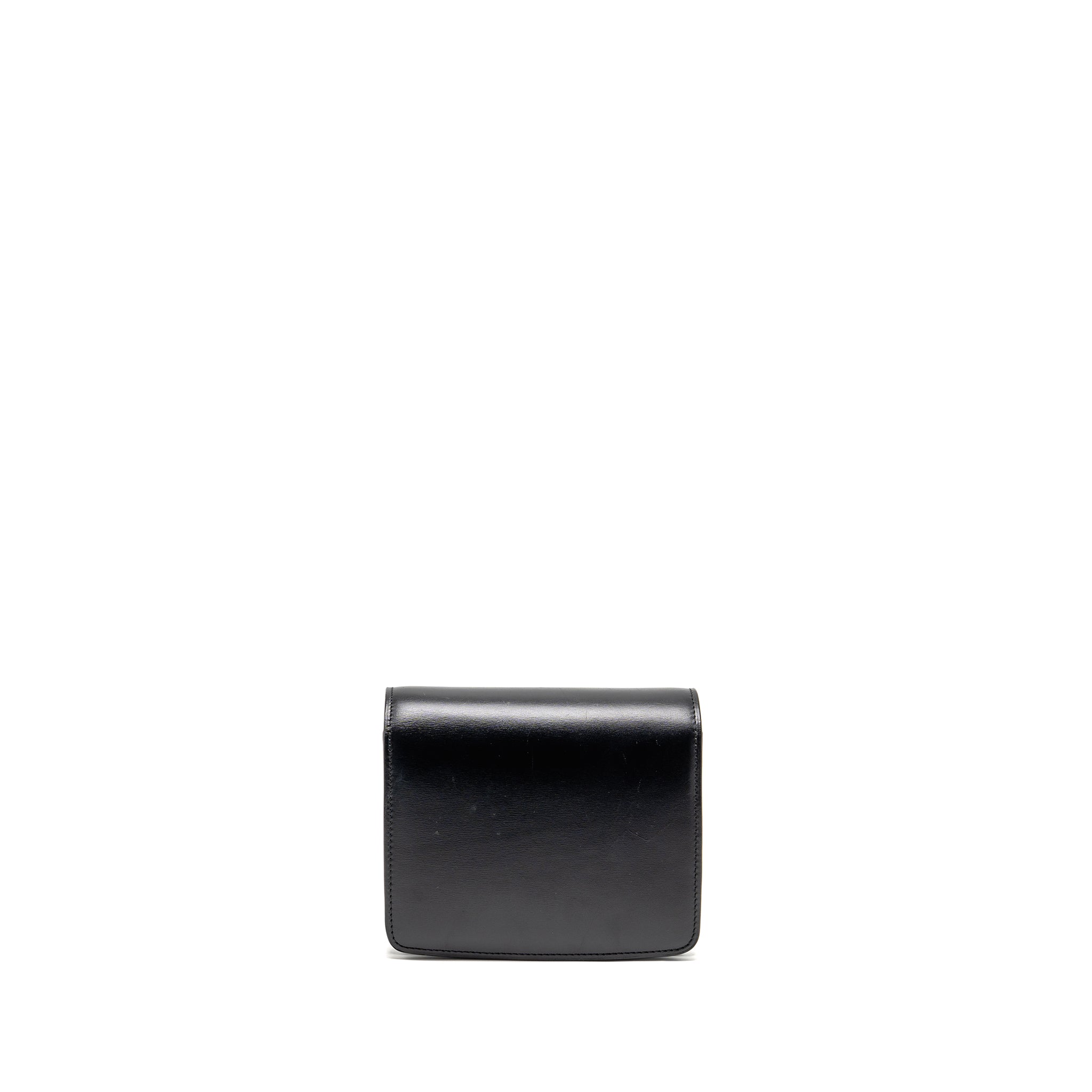 CELINE MINI CLASSIC BOX BAG CALFSKIN BLACK GHW