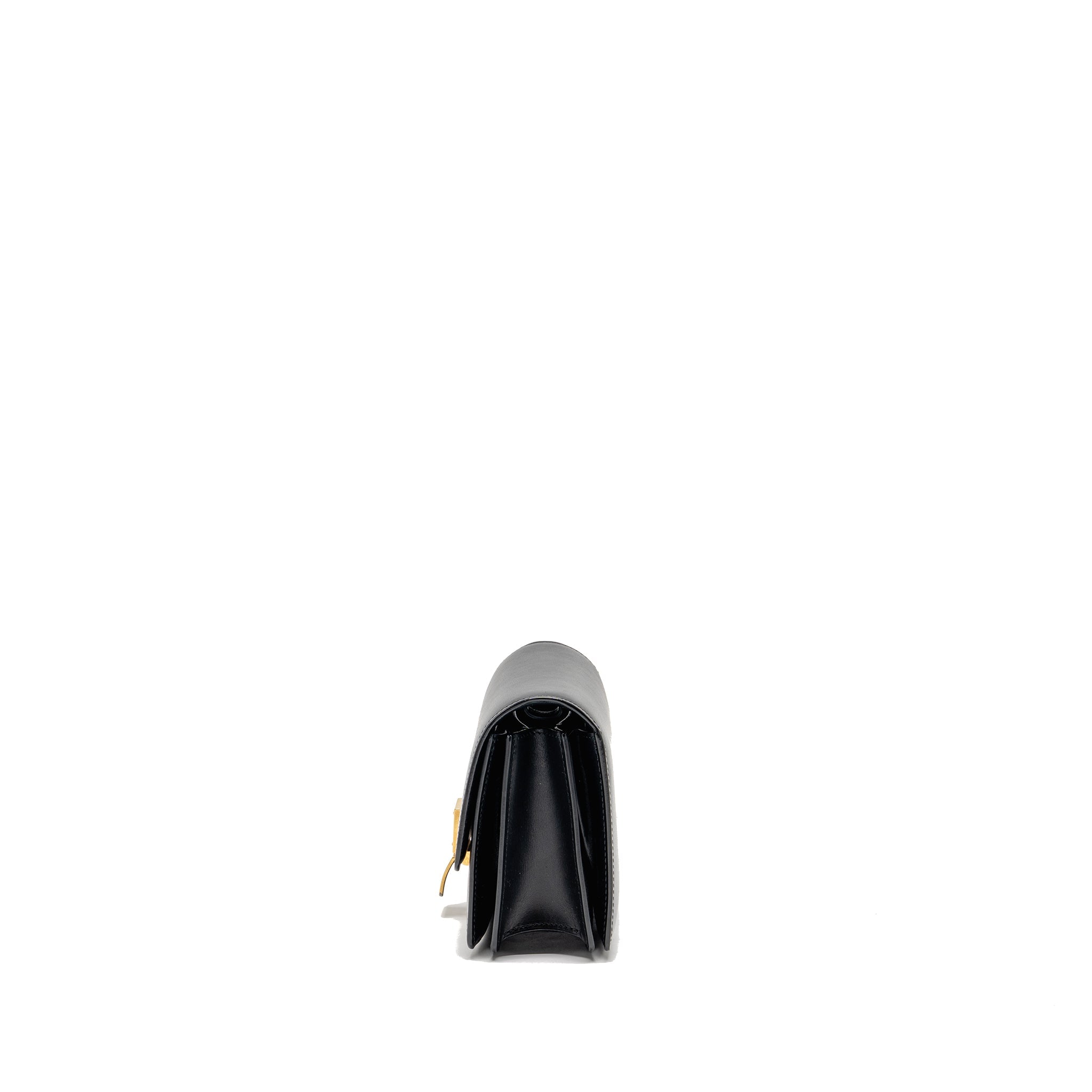 CELINE MINI CLASSIC BOX BAG CALFSKIN BLACK GHW