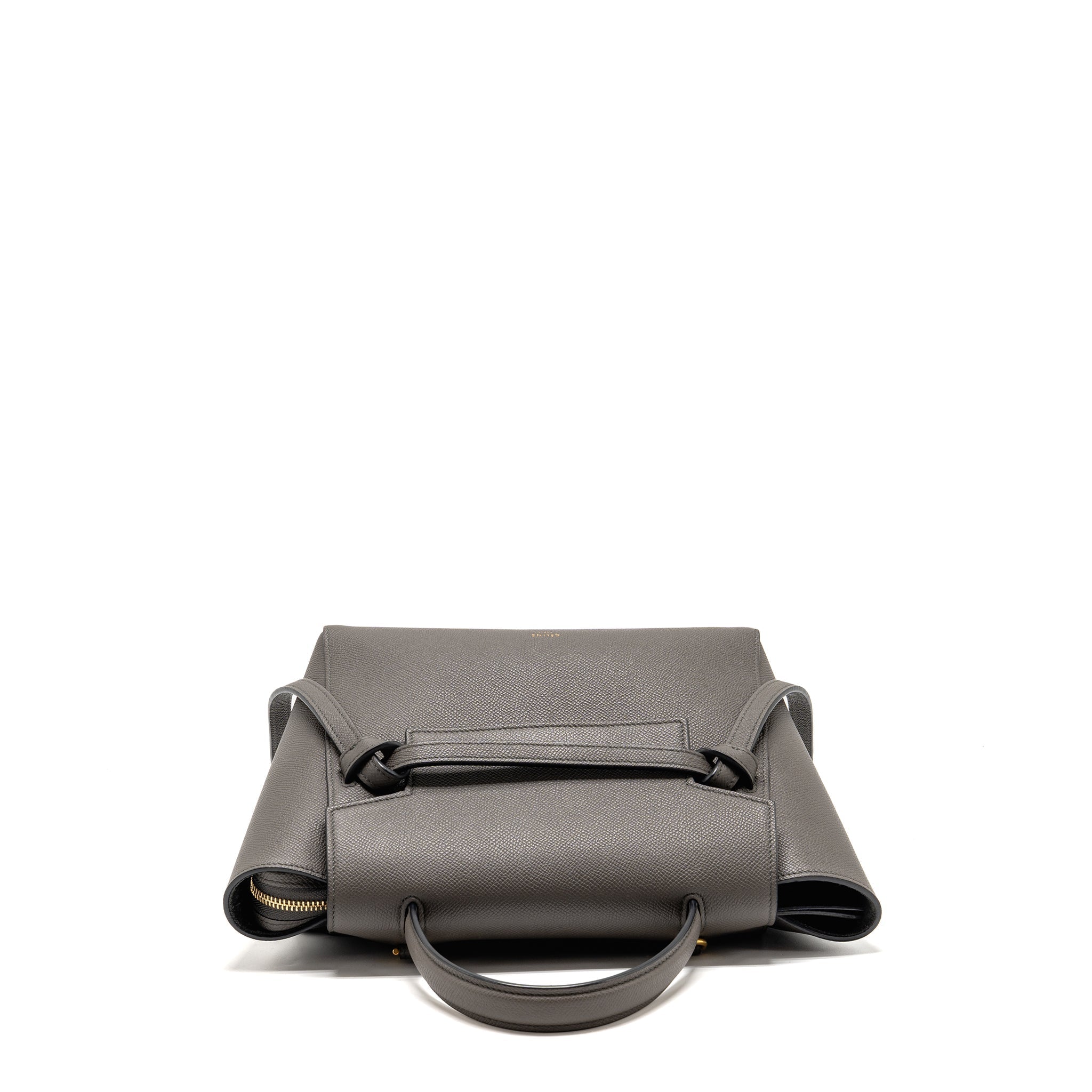 CELINE MICRO BELT BAG CALFSKIN GREY GHW