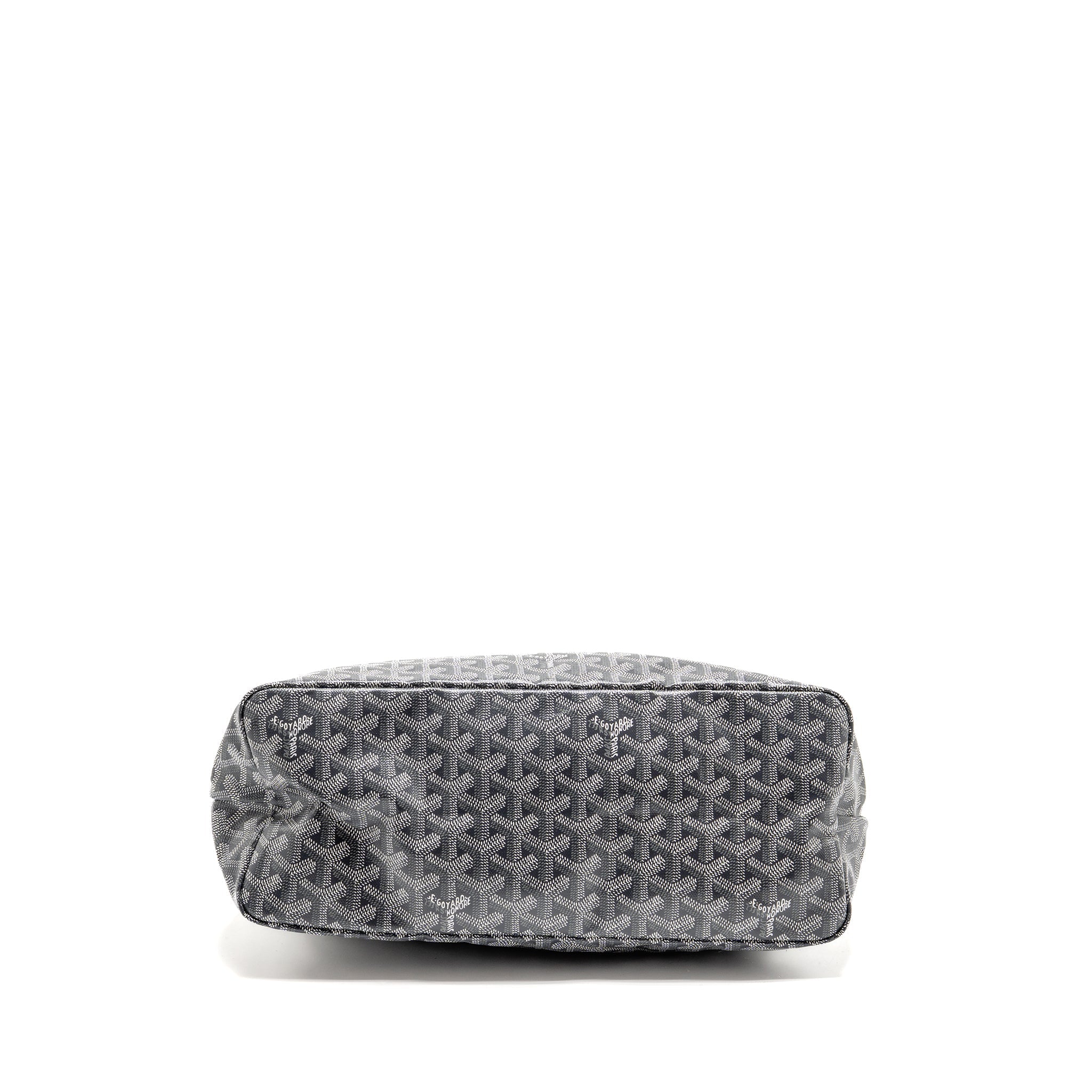 GOYARD BOHEME HOBO BAG PM GOYARDINE CANVAS GRIS SHW