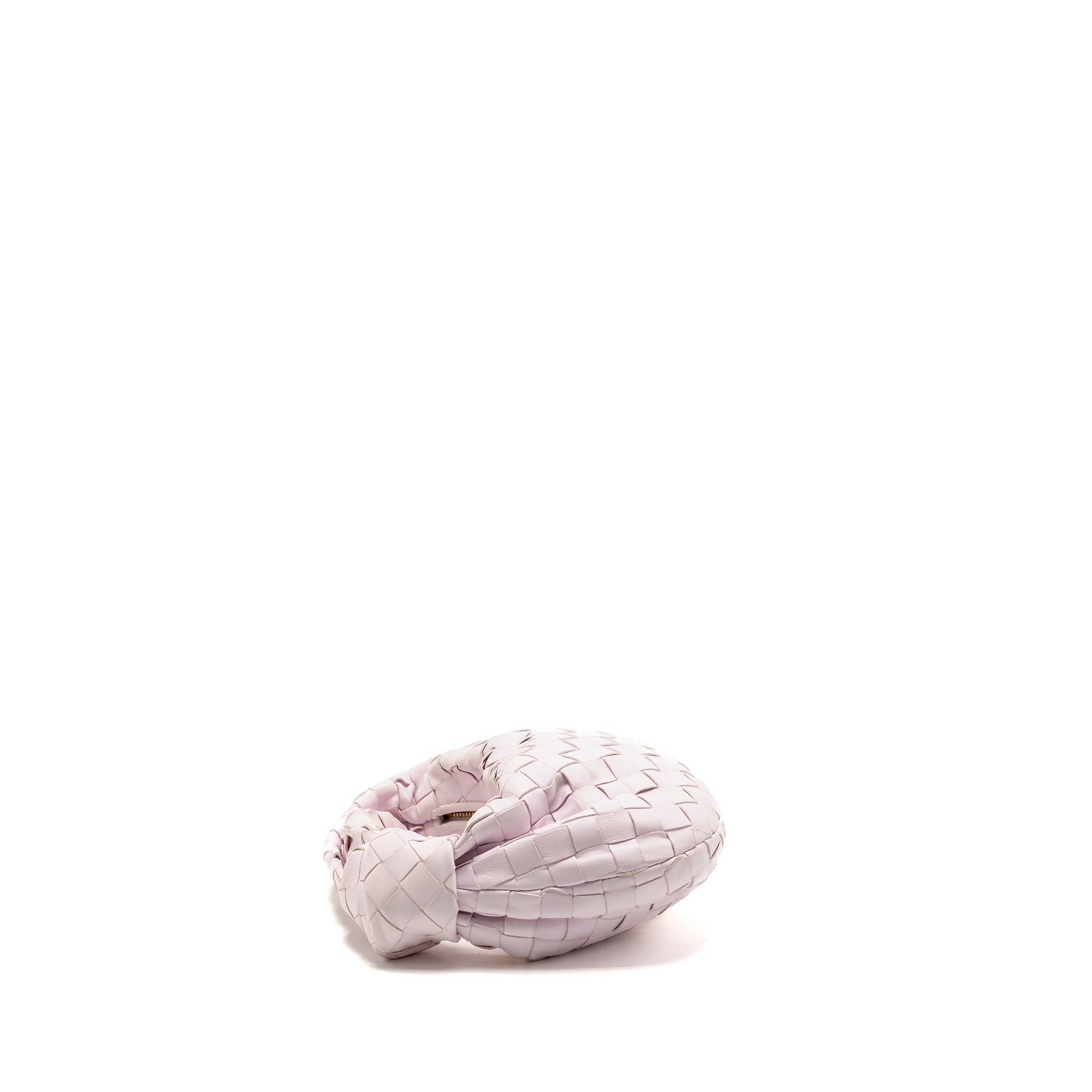BOTTEGA VENETA MINI JODIE LAMBSKIN LIGHT PINK GHW