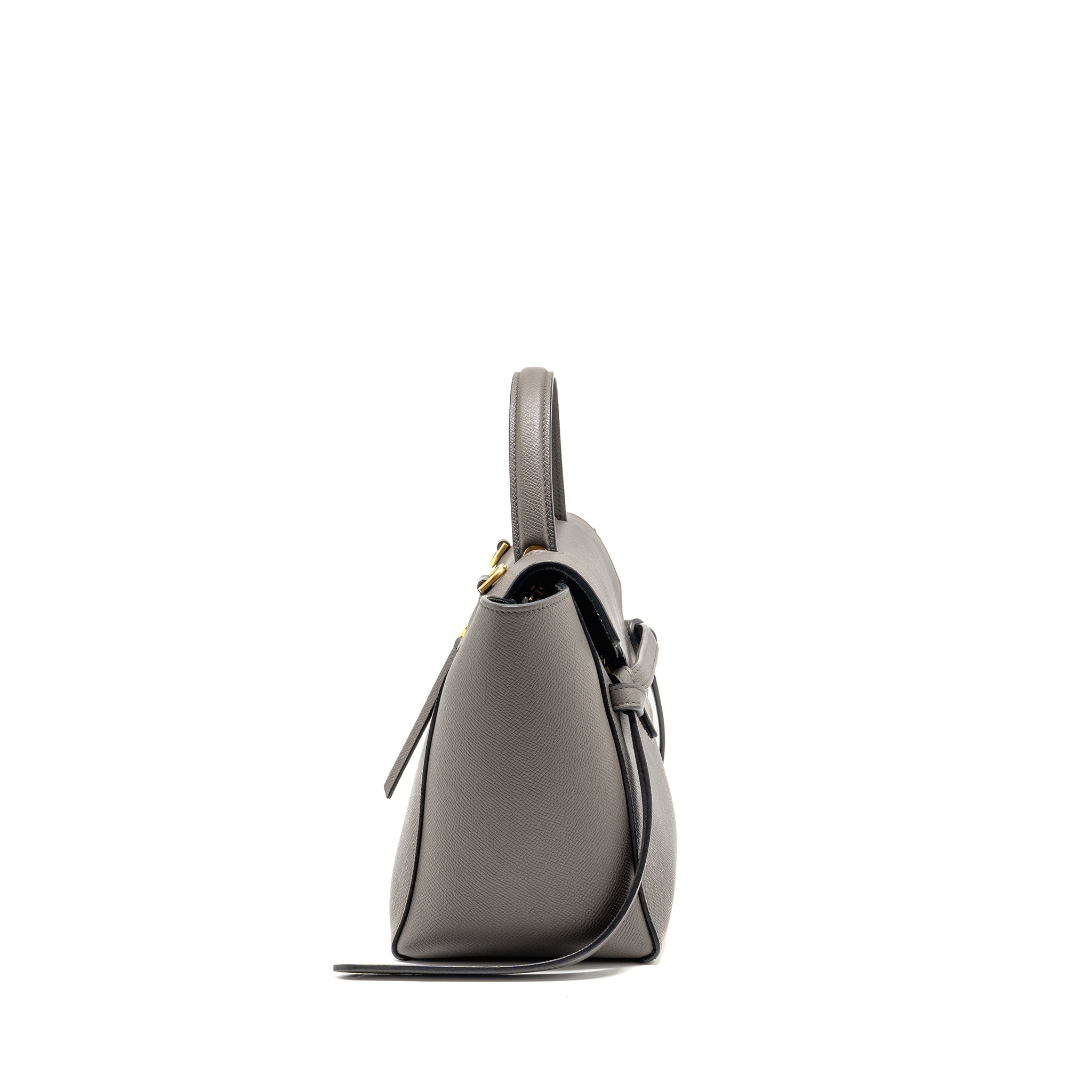 CELINE MICRO BELT BAG CALFSKIN GREY GHW