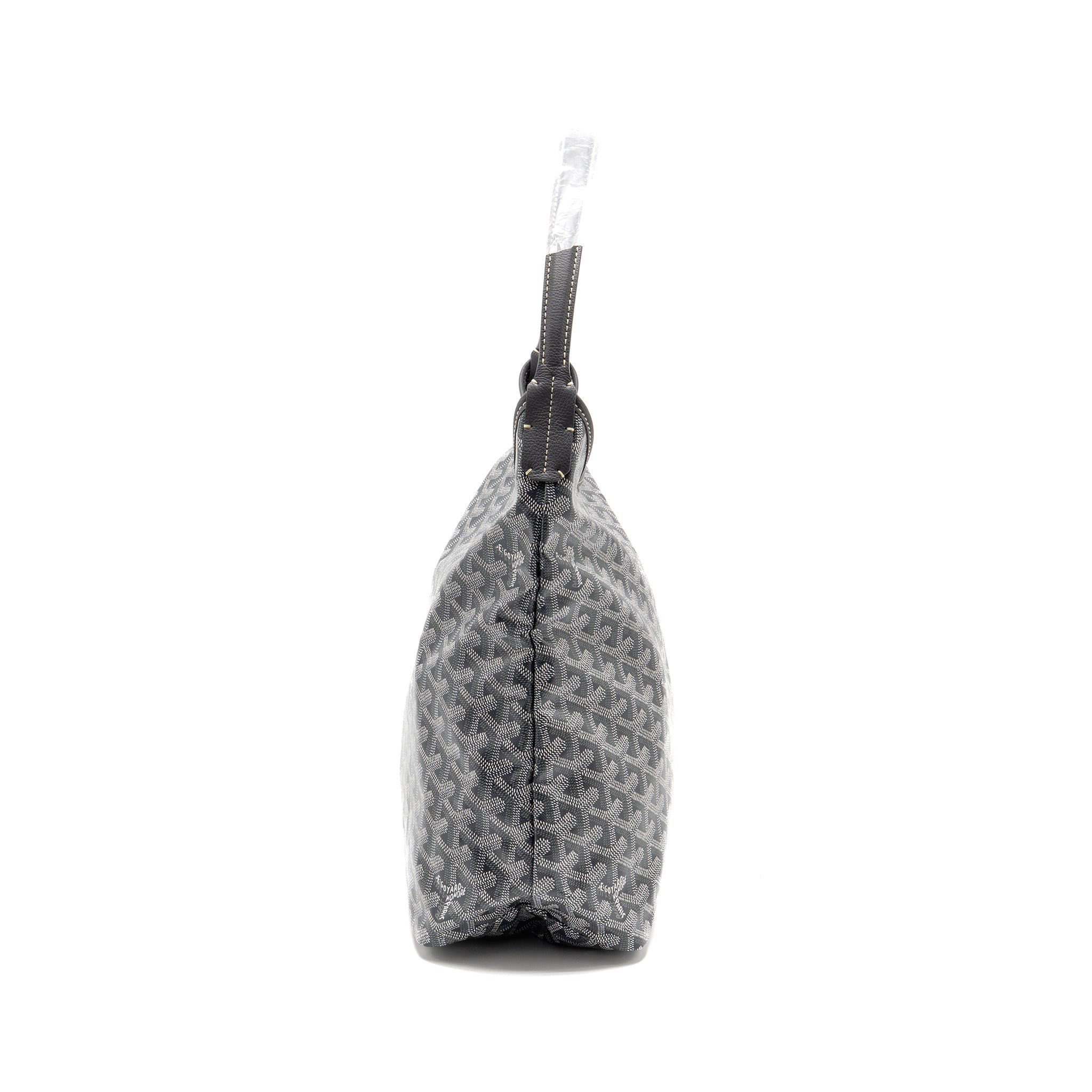 GOYARD BOHEME HOBO BAG PM GOYARDINE CANVAS GRIS SHW