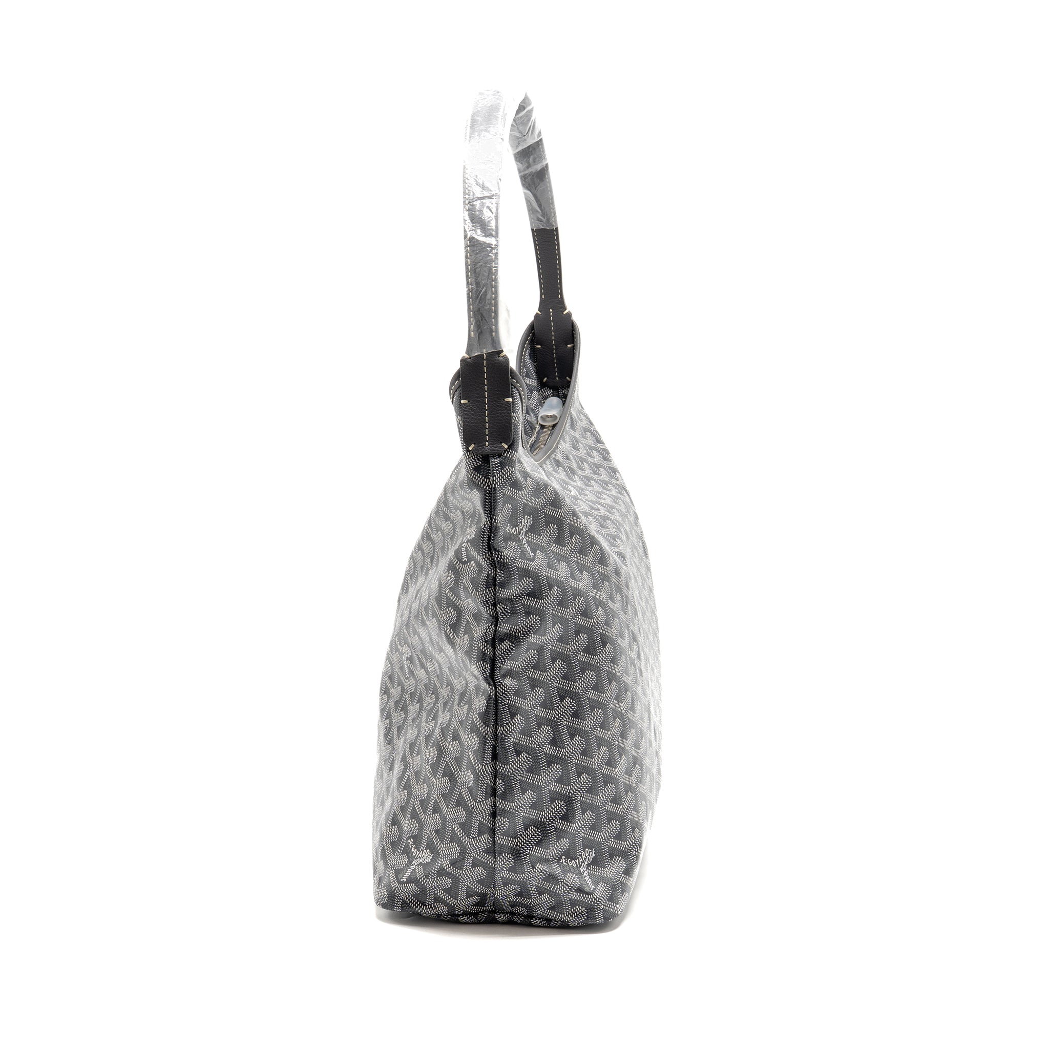 GOYARD BOHEME HOBO BAG PM GOYARDINE CANVAS GRIS SHW