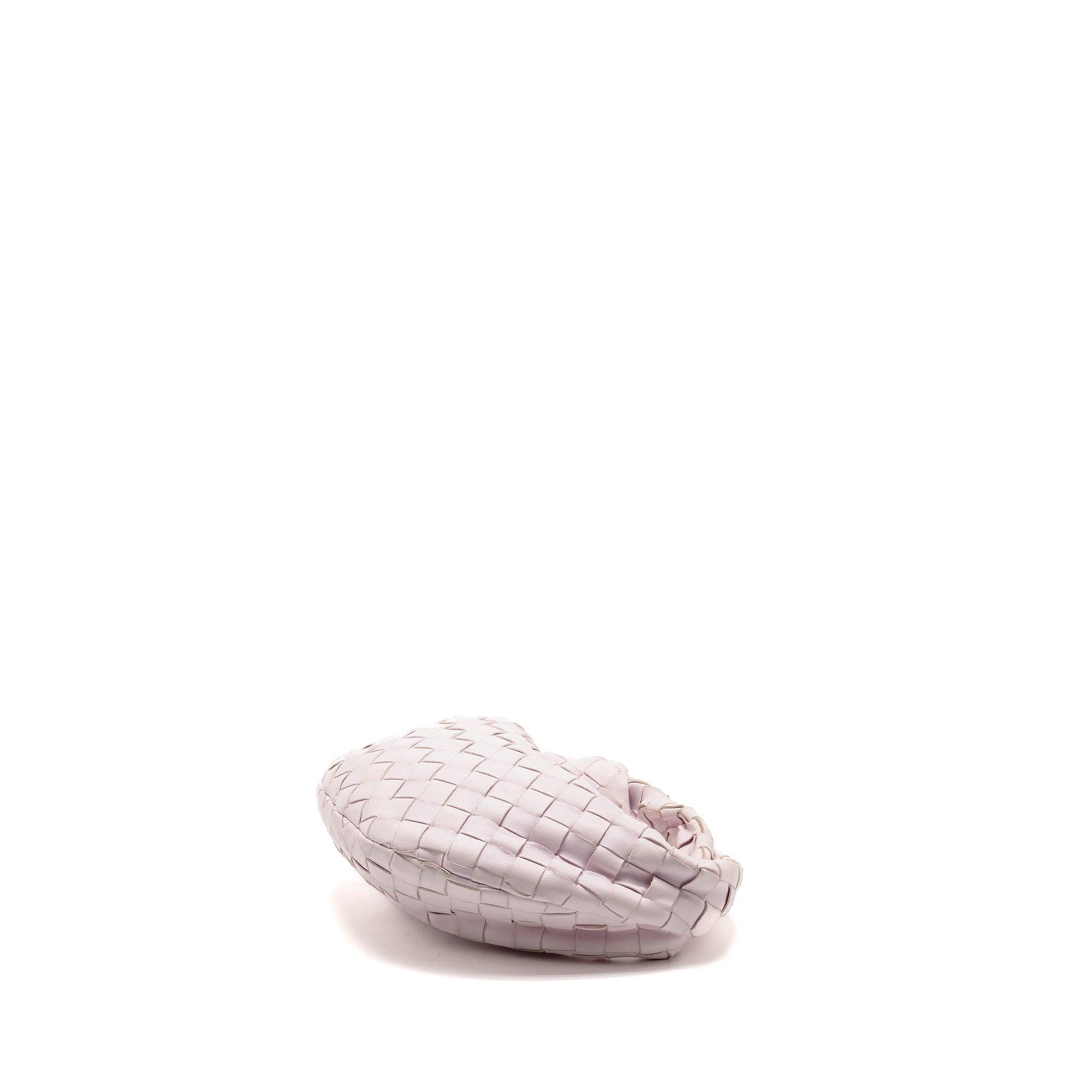 BOTTEGA VENETA MINI JODIE LAMBSKIN LIGHT PINK GHW