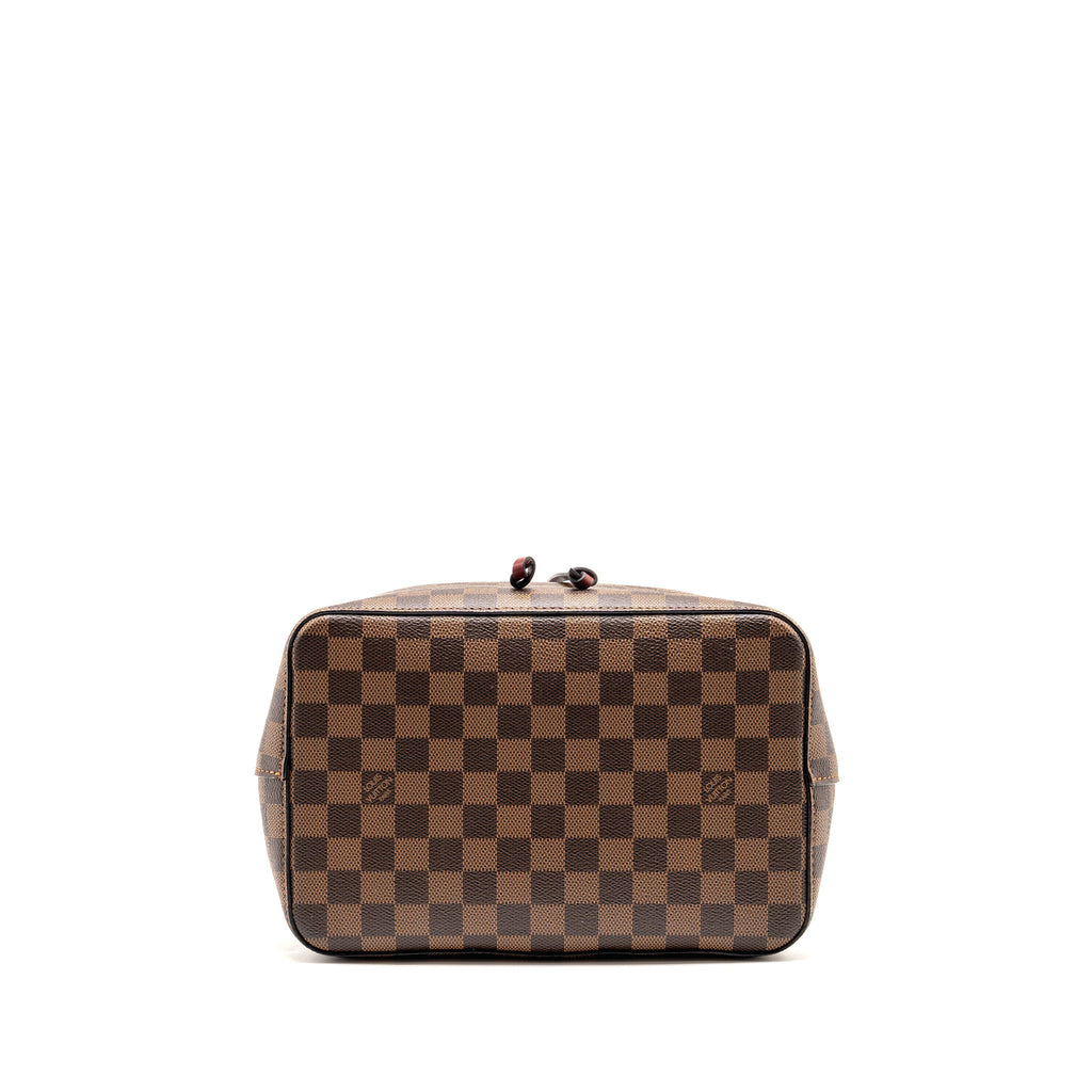 LOUIS VUITTON NEO NOE DAMIER EBENE CANVAS BROWN / BERRY GHW