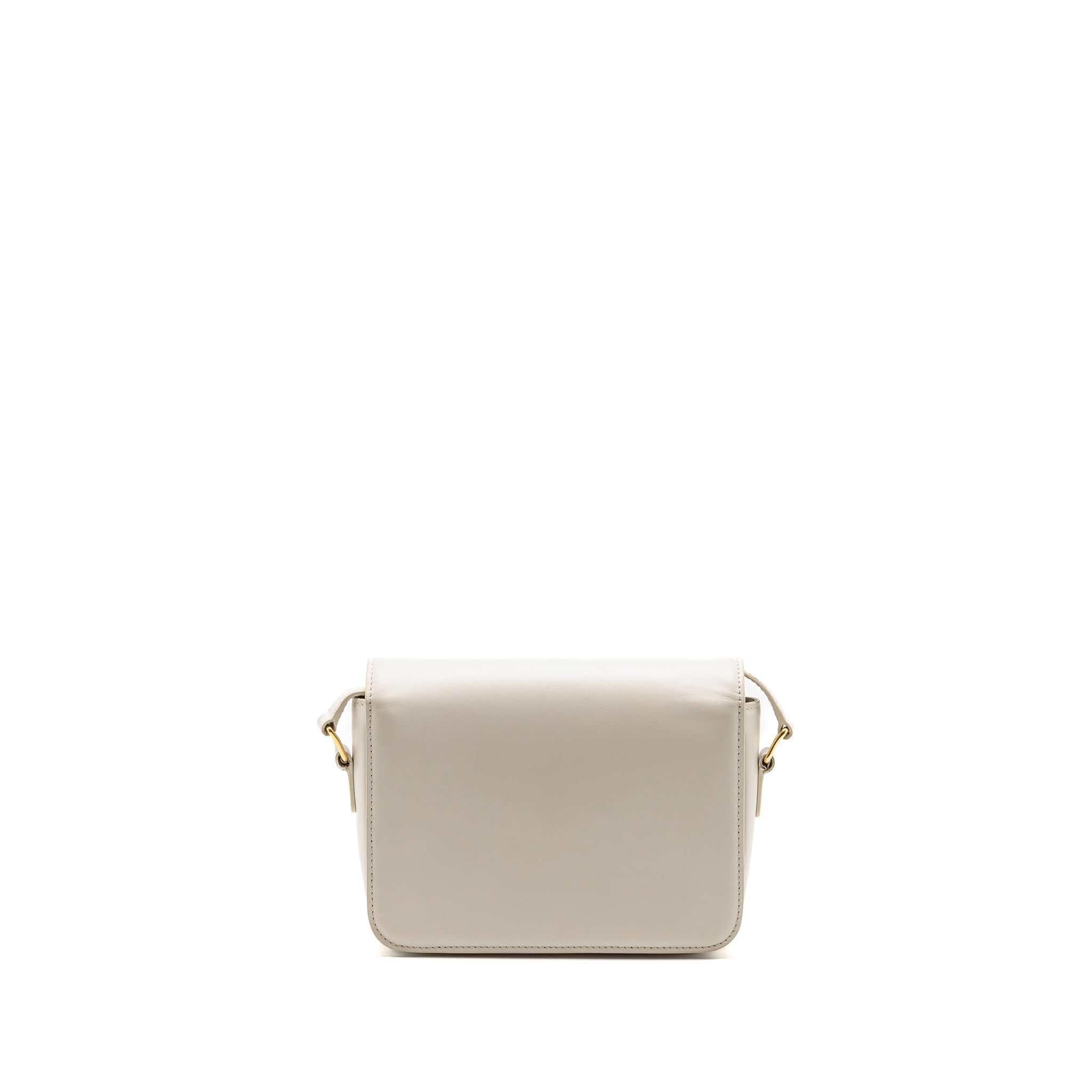 CELINE TEEN TRIOMPHE BAG CALFSKIN WHITE IVORY GHW