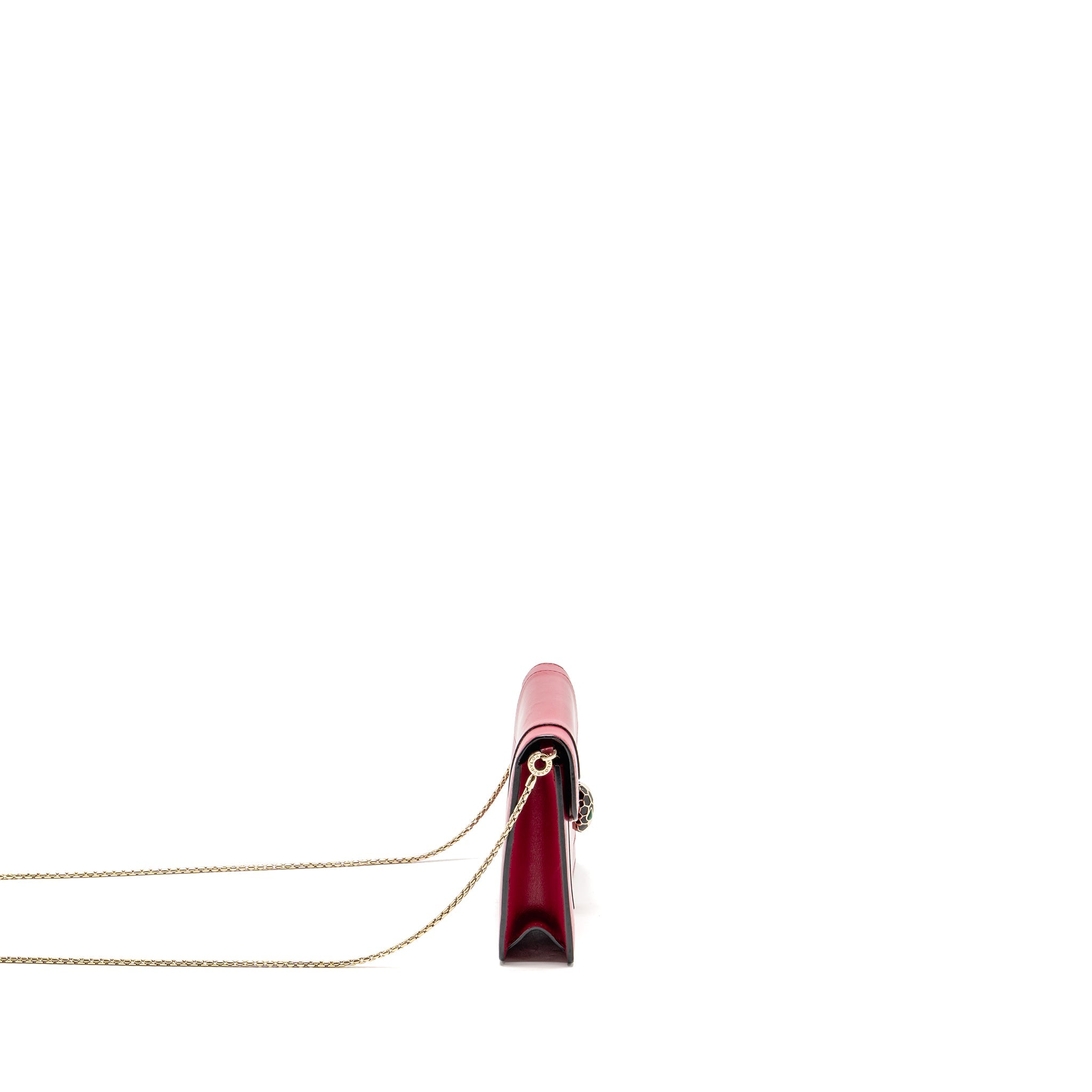 BVLGARI SERPENTI FOREVER CHAIN BAG CALFSKIN PINK LGHW