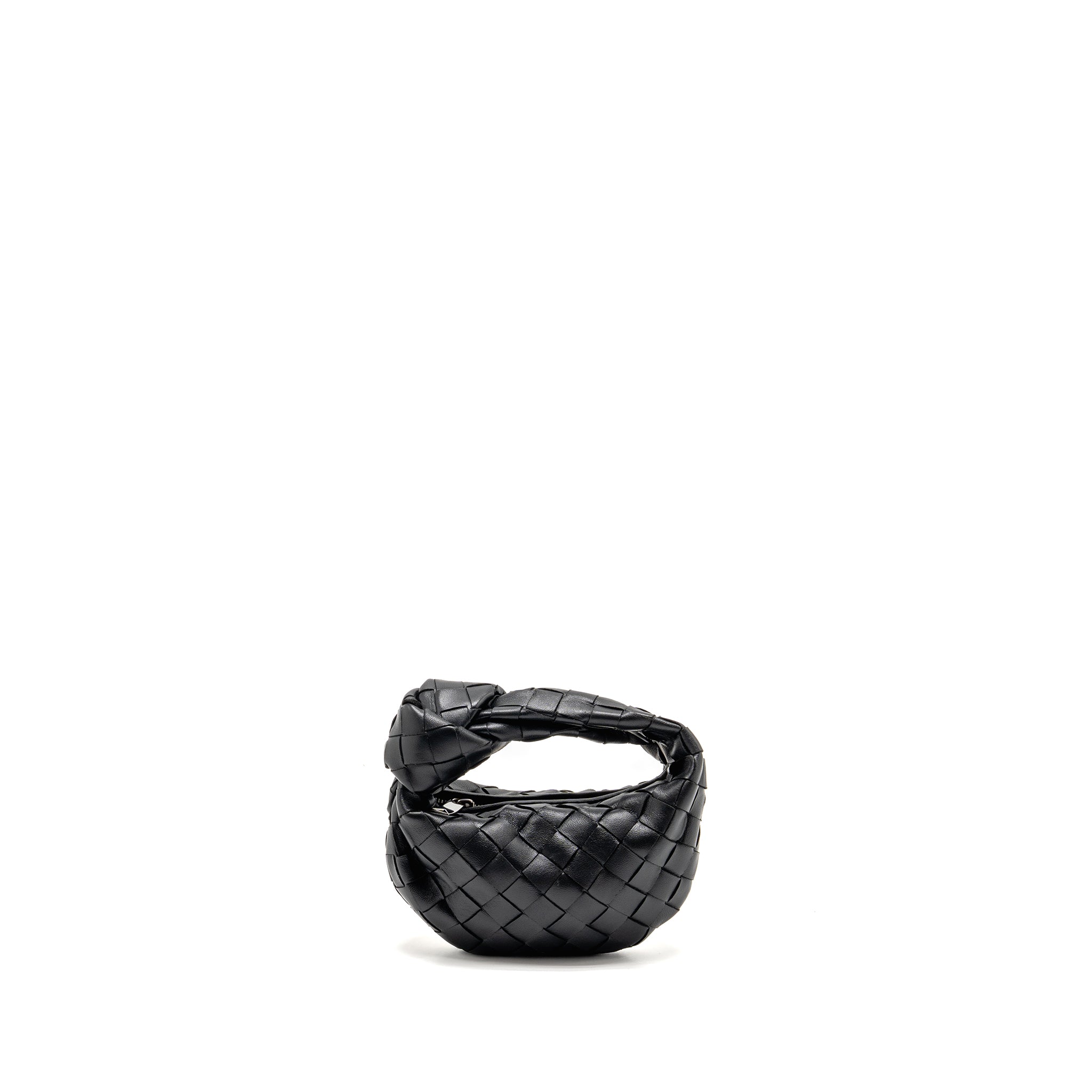 BOTTEGA VENETA CANDY JODIE BAG LAMBSKIN BLACK SHW