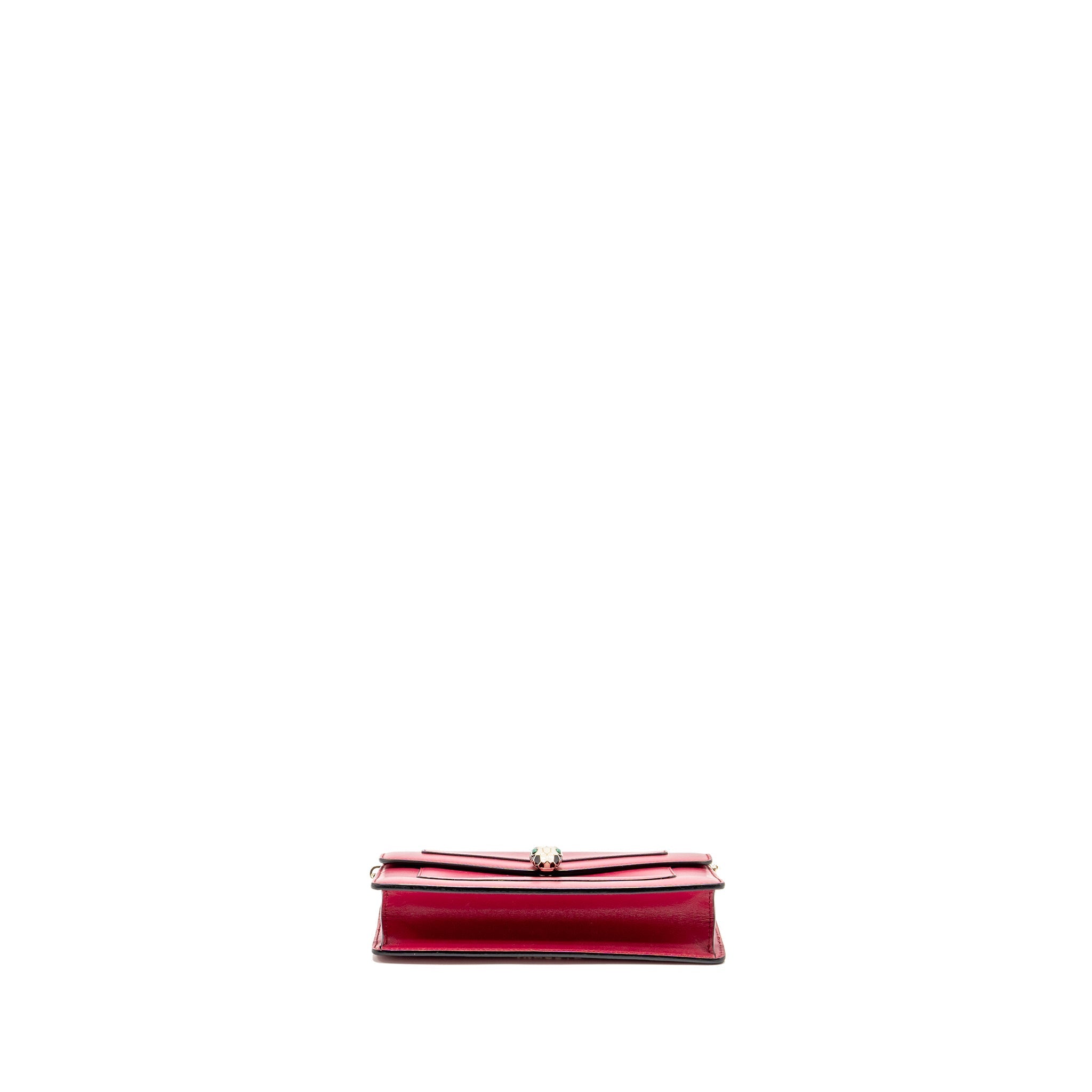 BVLGARI SERPENTI FOREVER CHAIN BAG CALFSKIN PINK LGHW