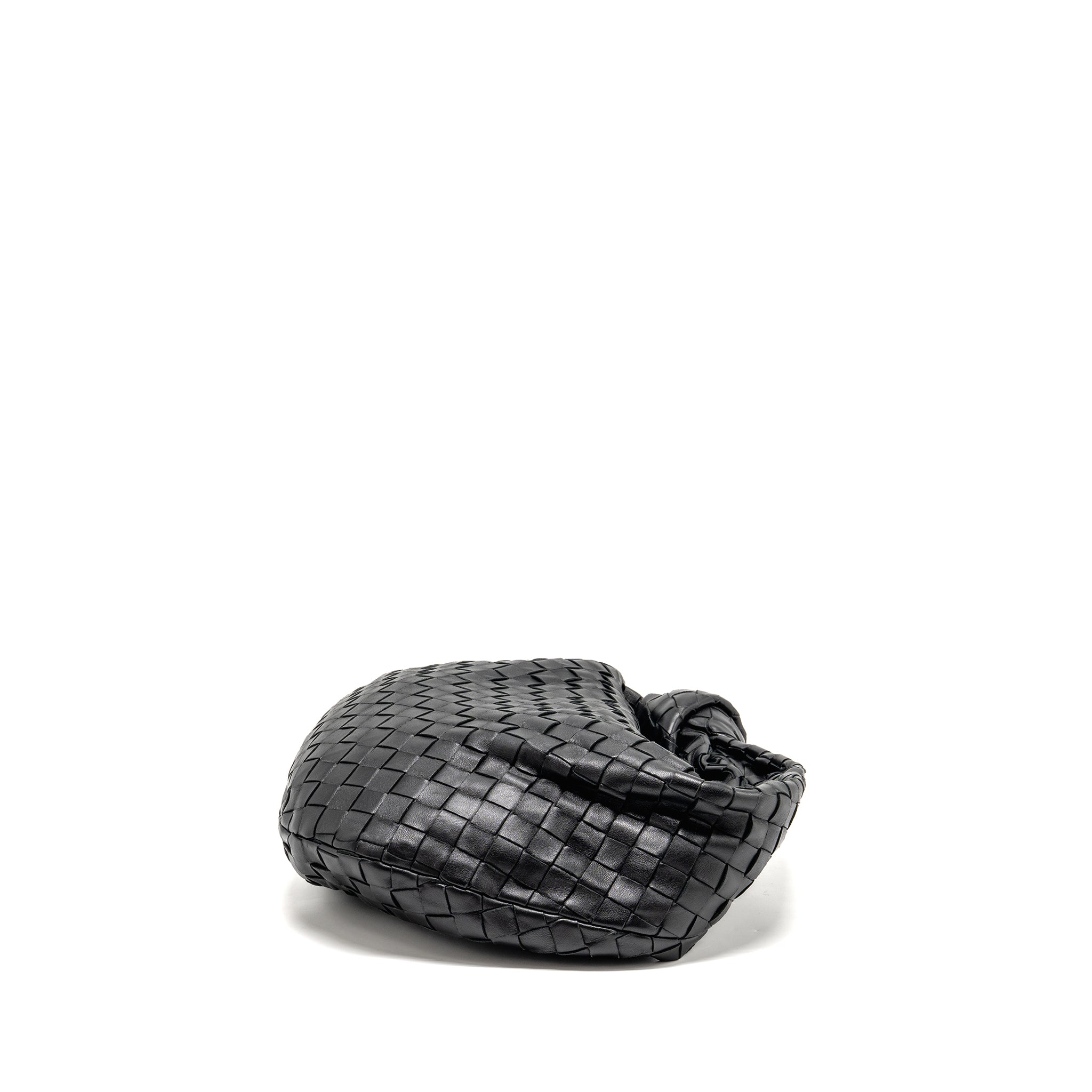 BOTTEGA VENETA SMALL JODIE LAMBSKIN BLACK SHW