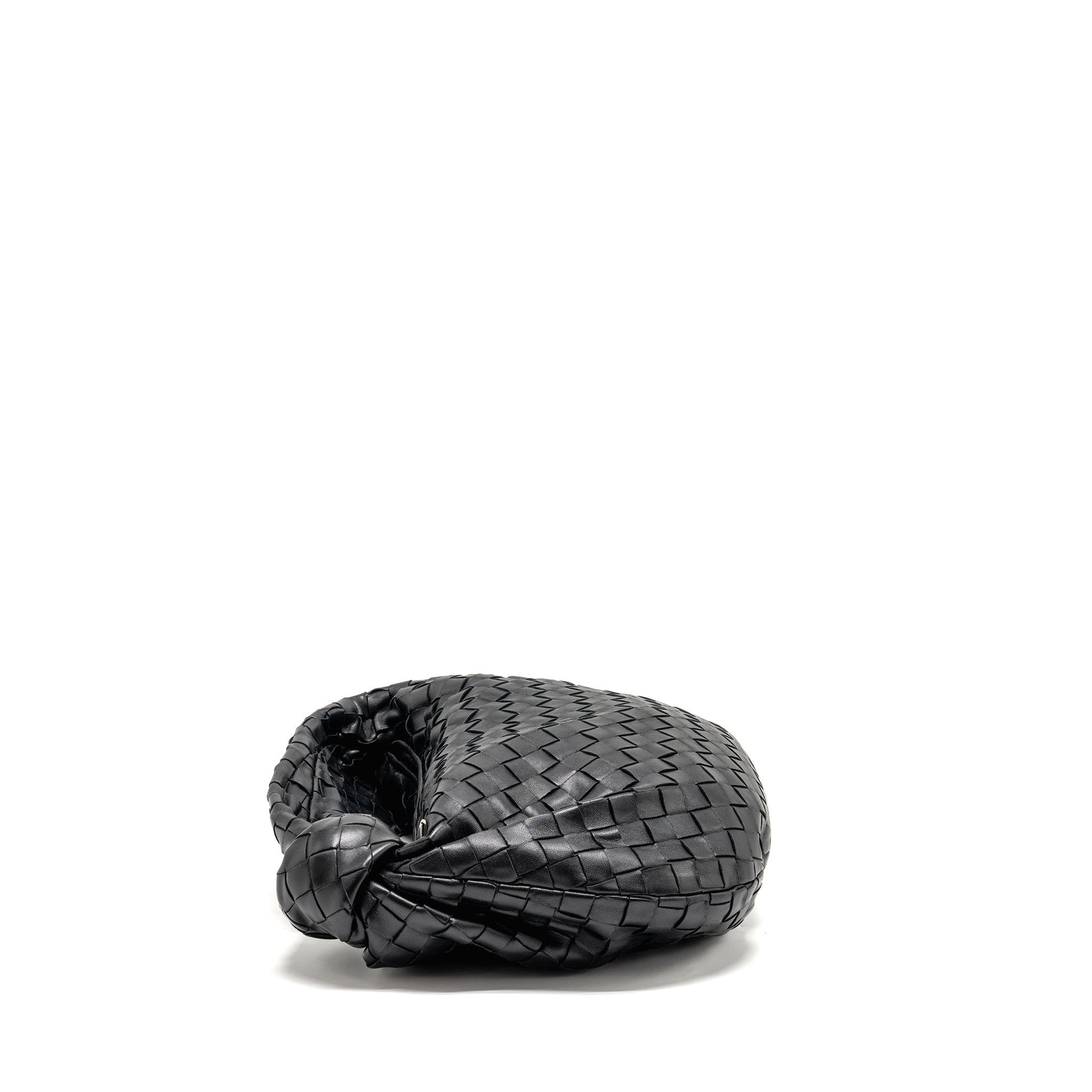 BOTTEGA VENETA SMALL JODIE LAMBSKIN BLACK SHW