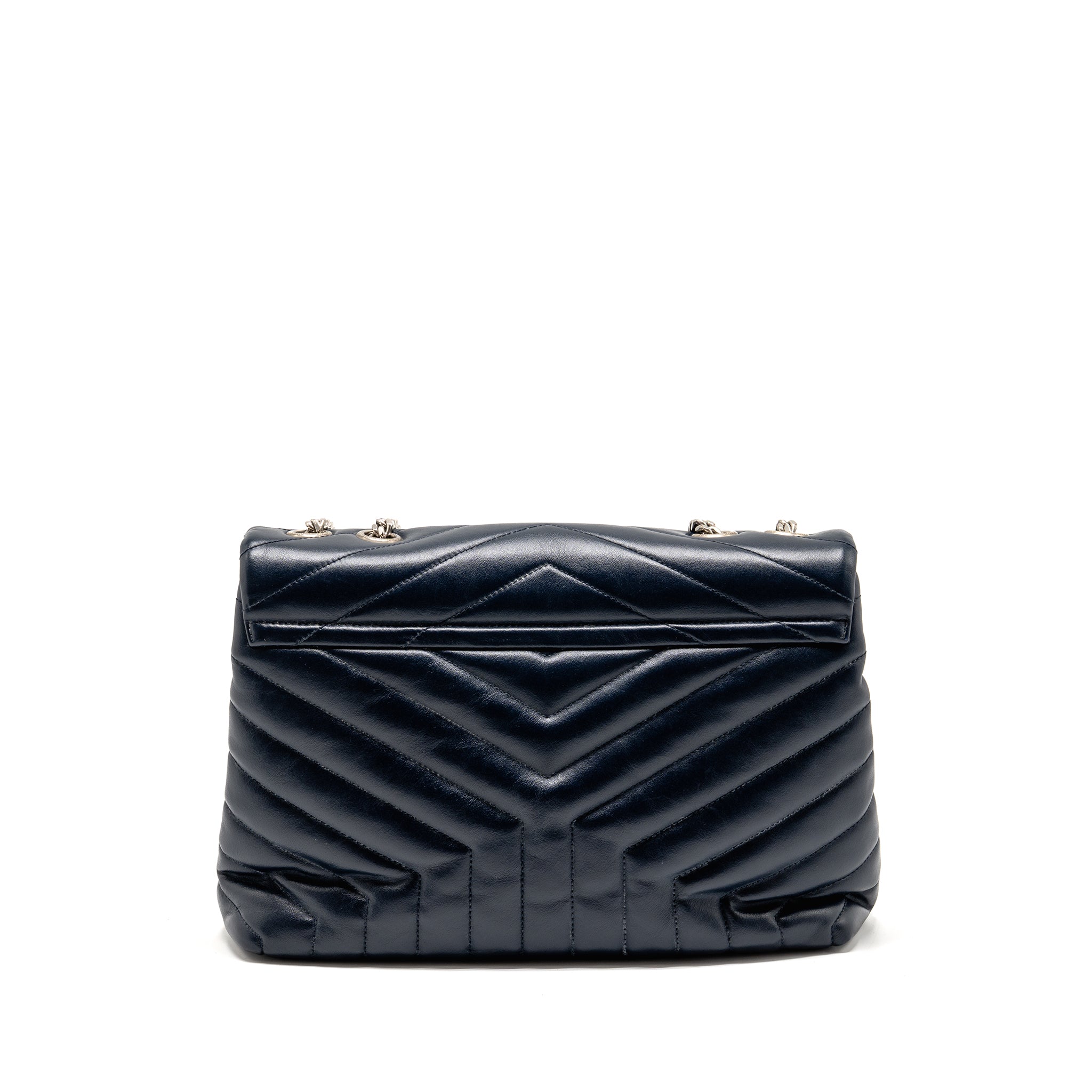 SAINT LAURENT/YSL MEDIUM LOU LOU BAG CALFSKIN DARK BLUE SHW