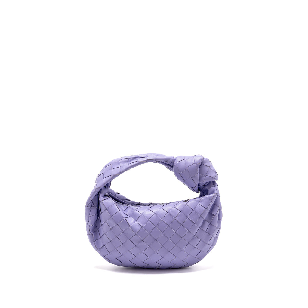 BOTTEGA VENETA MINI JODIE LAMBSKIN PURPLE SHW