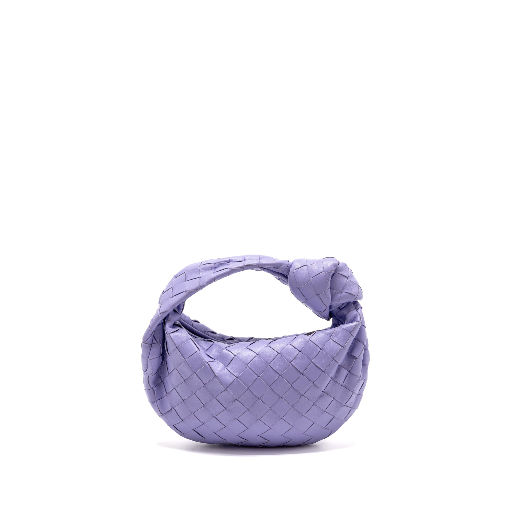 BOTTEGA VENETA MINI JODIE LAMBSKIN PURPLE SHW