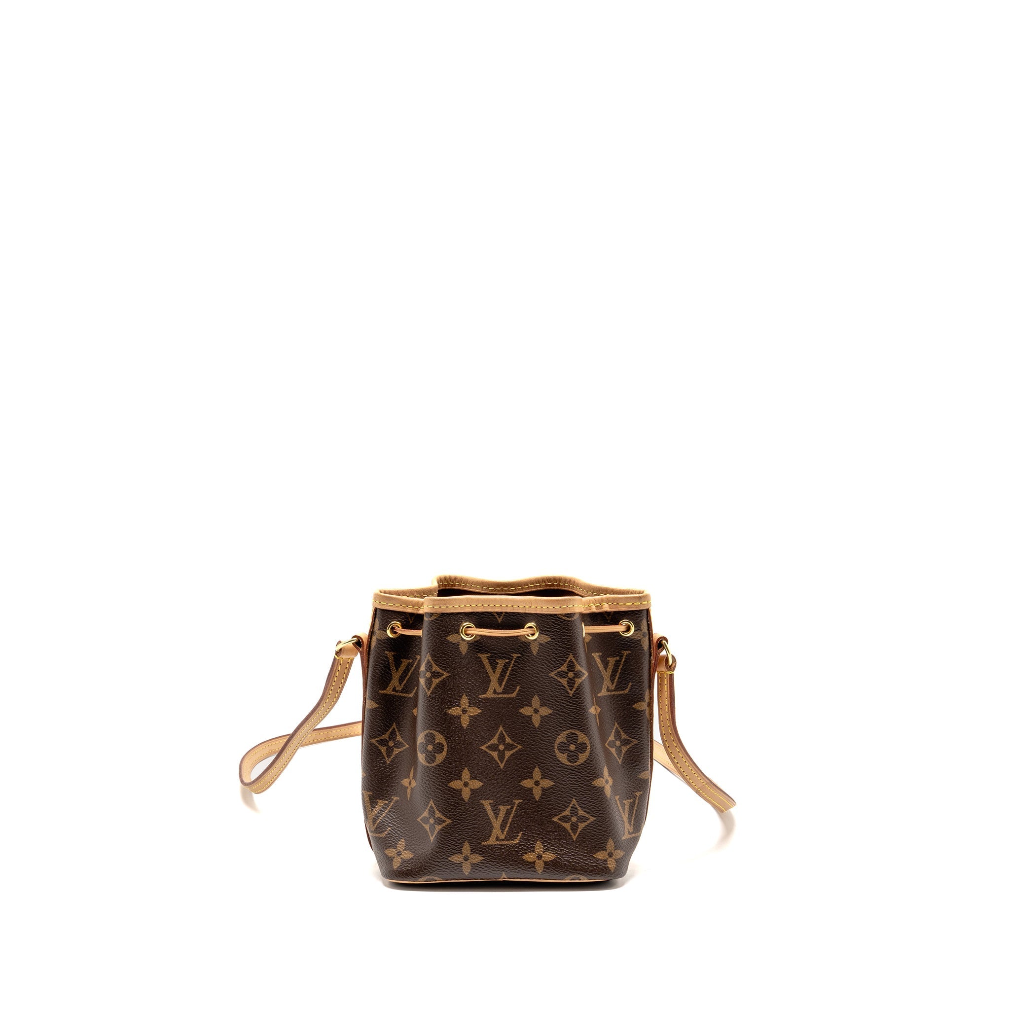 LOUIS VUITTON NANO NOE MONOGRAM CANVAS GHW