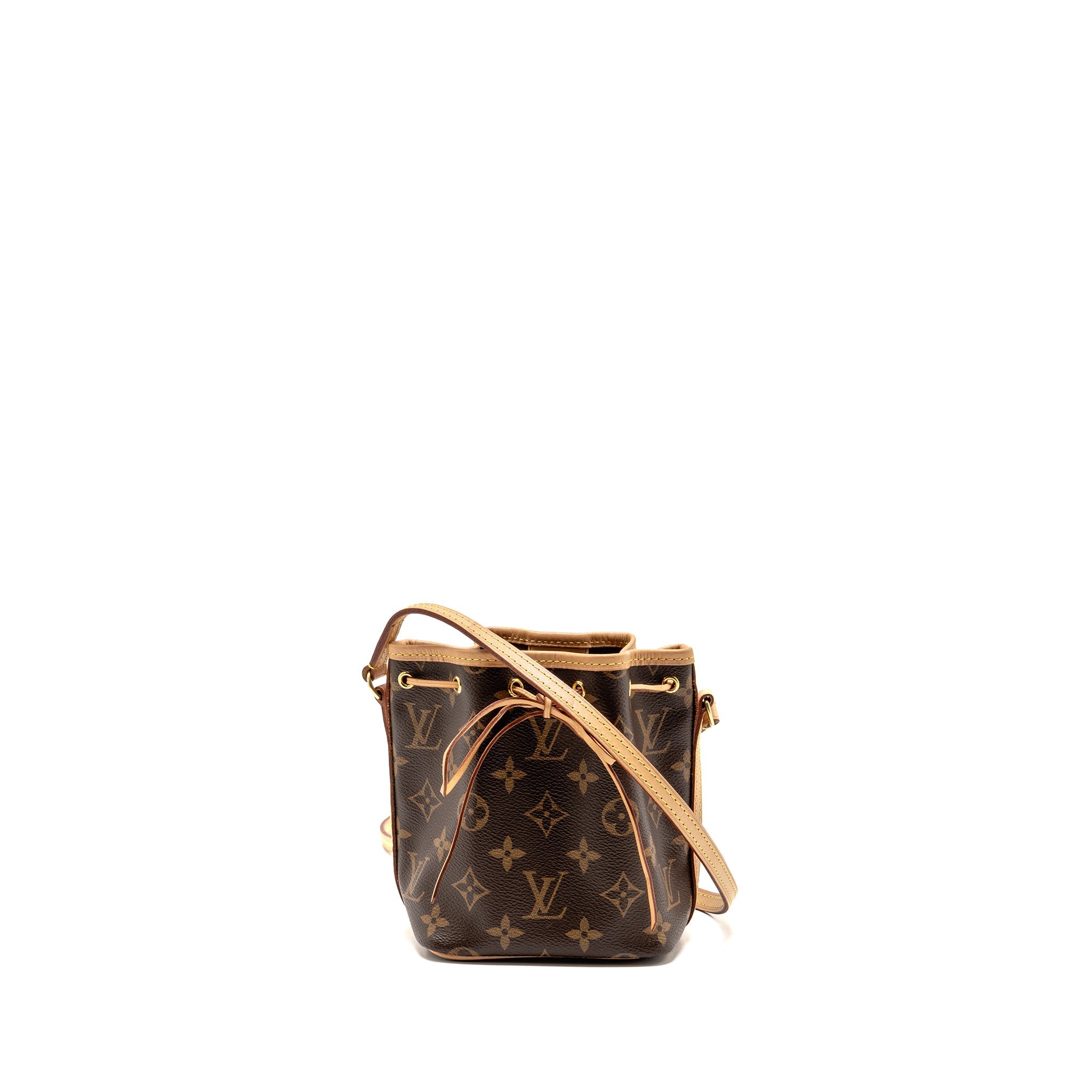 LOUIS VUITTON NANO NOE MONOGRAM CANVAS GHW