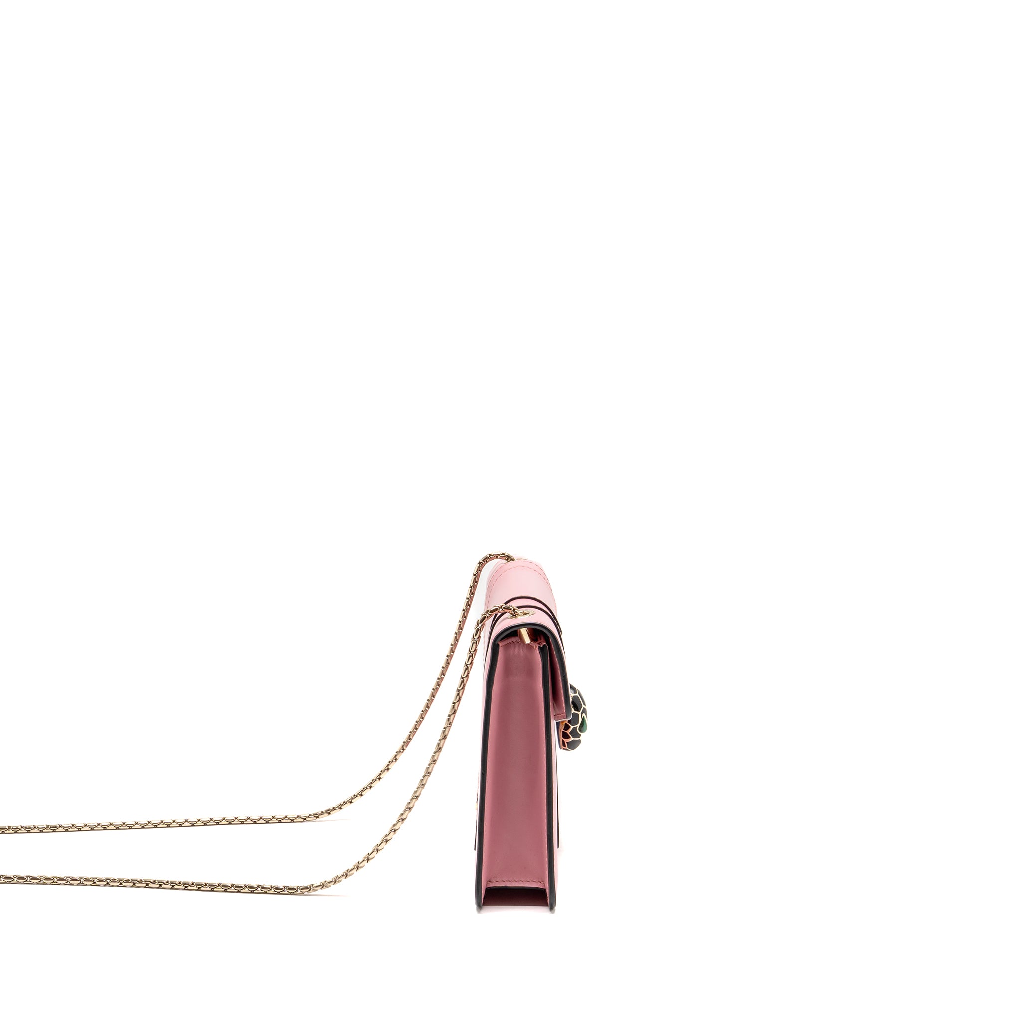 BVLGARI SERPENTI FOREVER CROSSBODY BAG CALFSKIN PINK LGHW