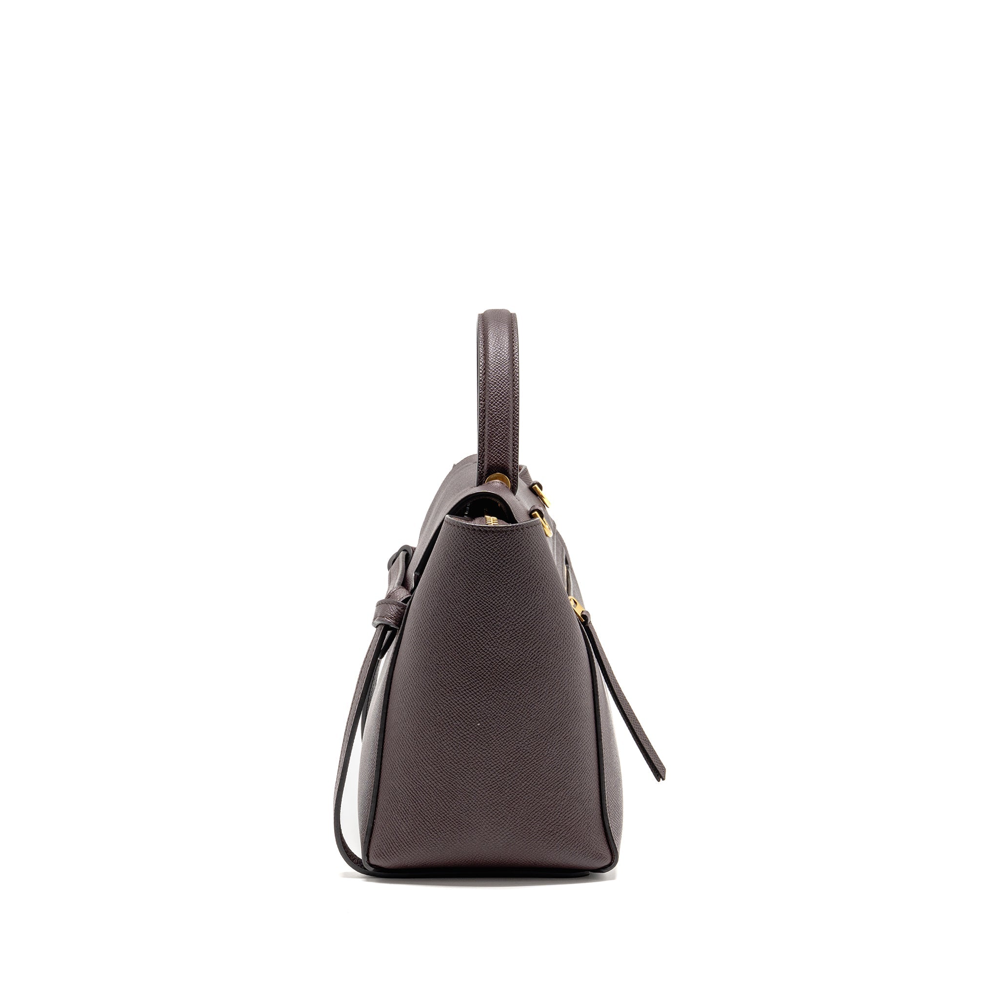 CELINE MICRO BELT BAG GRAINED CALFSKIN BURGUNDY GHW