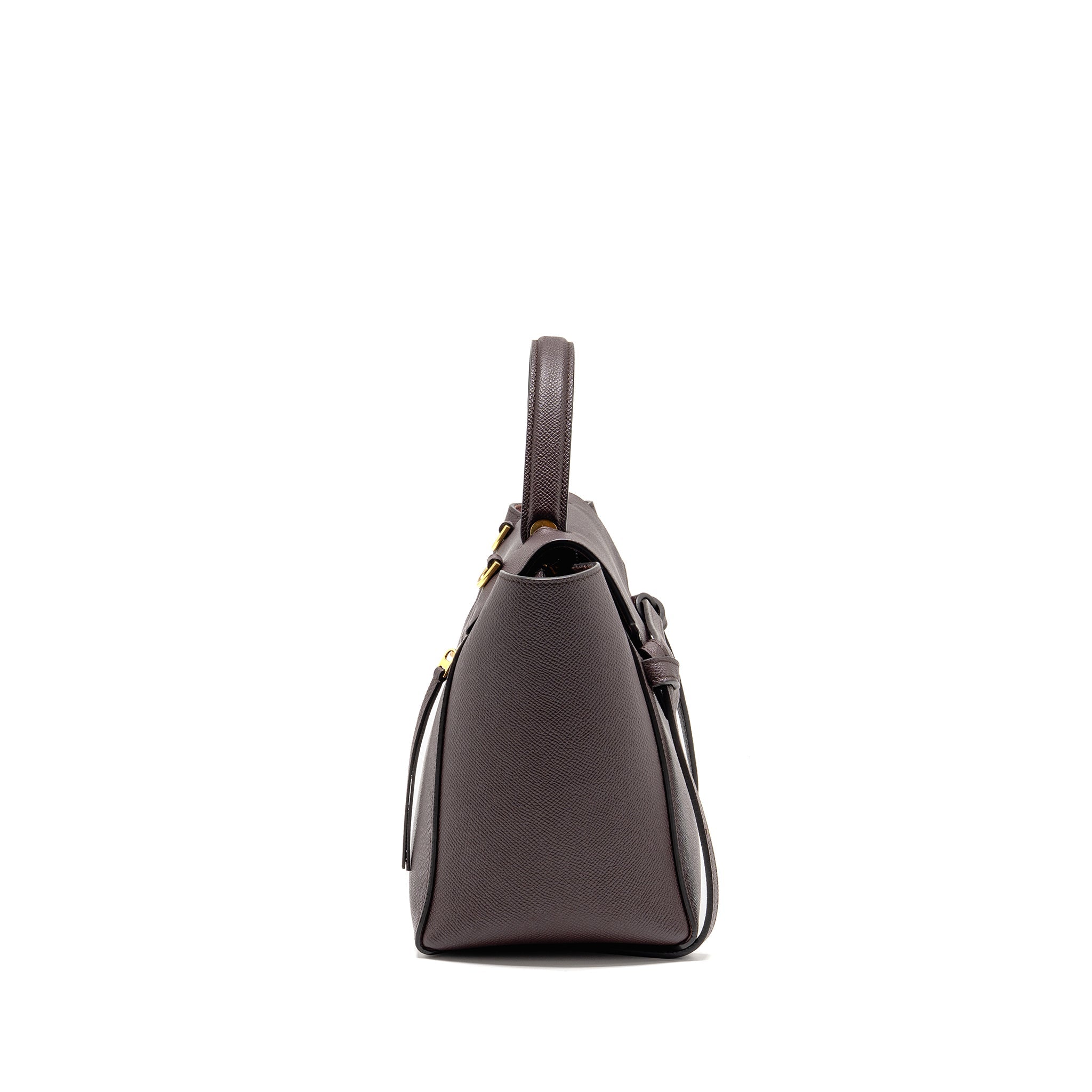 CELINE MICRO BELT BAG GRAINED CALFSKIN BURGUNDY GHW