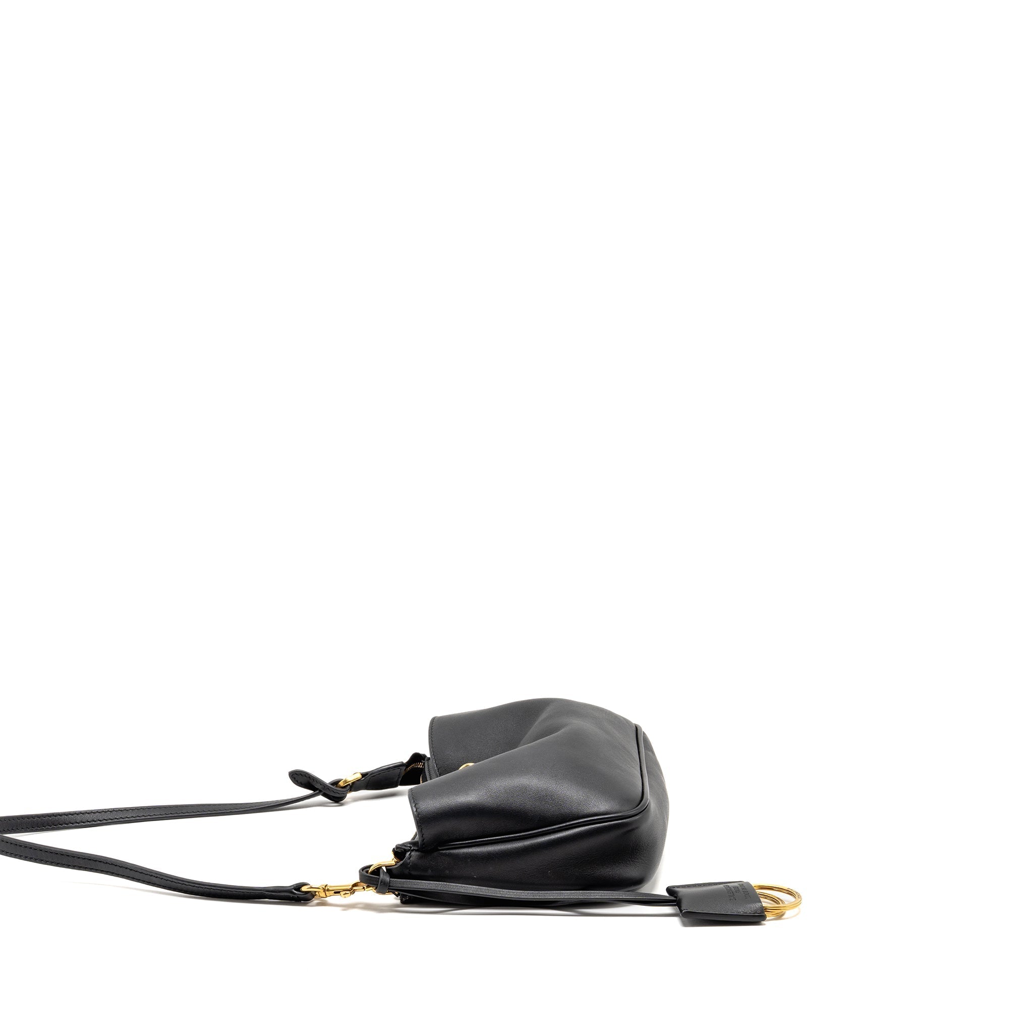 BALENCIAGA RODEO SLING POCHETTE CALFSKIN BLACK GHW