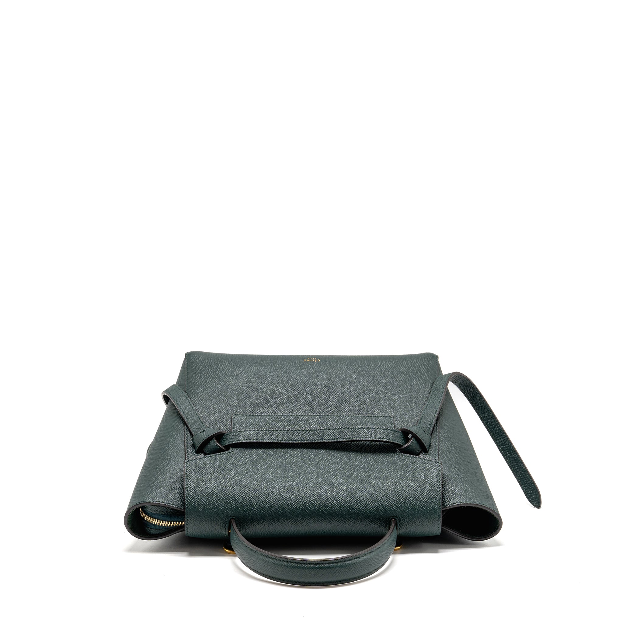 CELINE MICRO BELT BAG CALFSKIN GREEN GHW