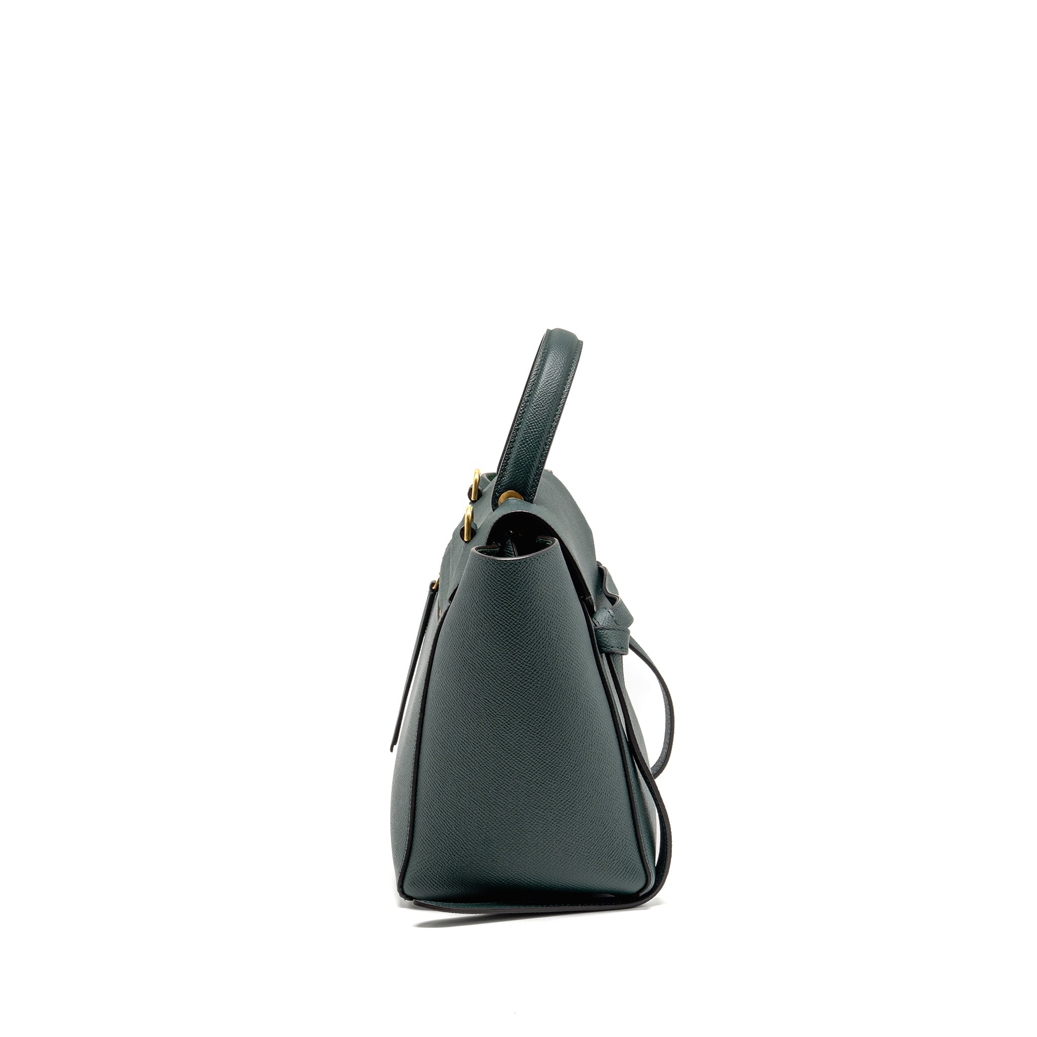 CELINE MICRO BELT BAG CALFSKIN GREEN GHW