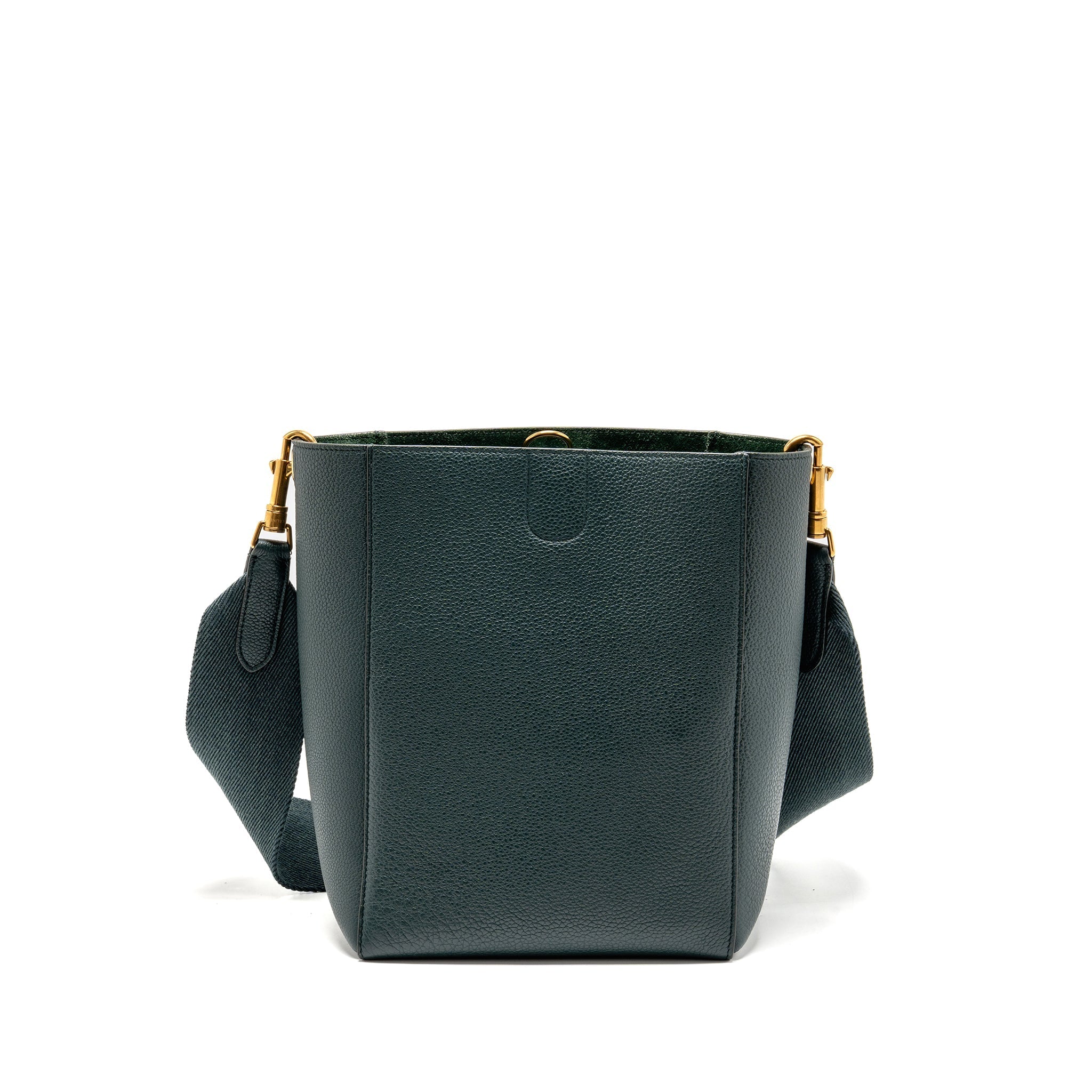 CELINE SMALL SANGLE BUCKET BAG SOFT GRAINED CALFSKIN AMAZONE GHW