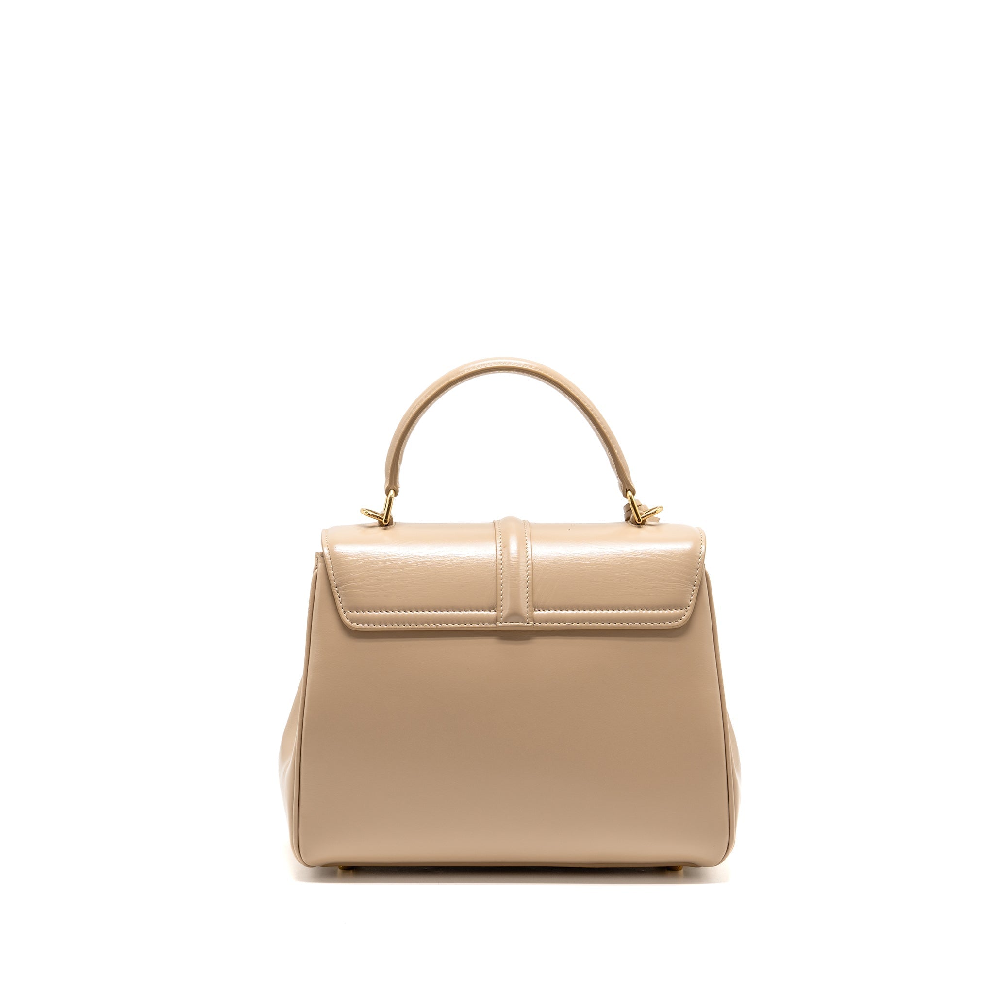 CELINE SMALL SOFT 16 BAG CALFSKIN BEIGE GHW