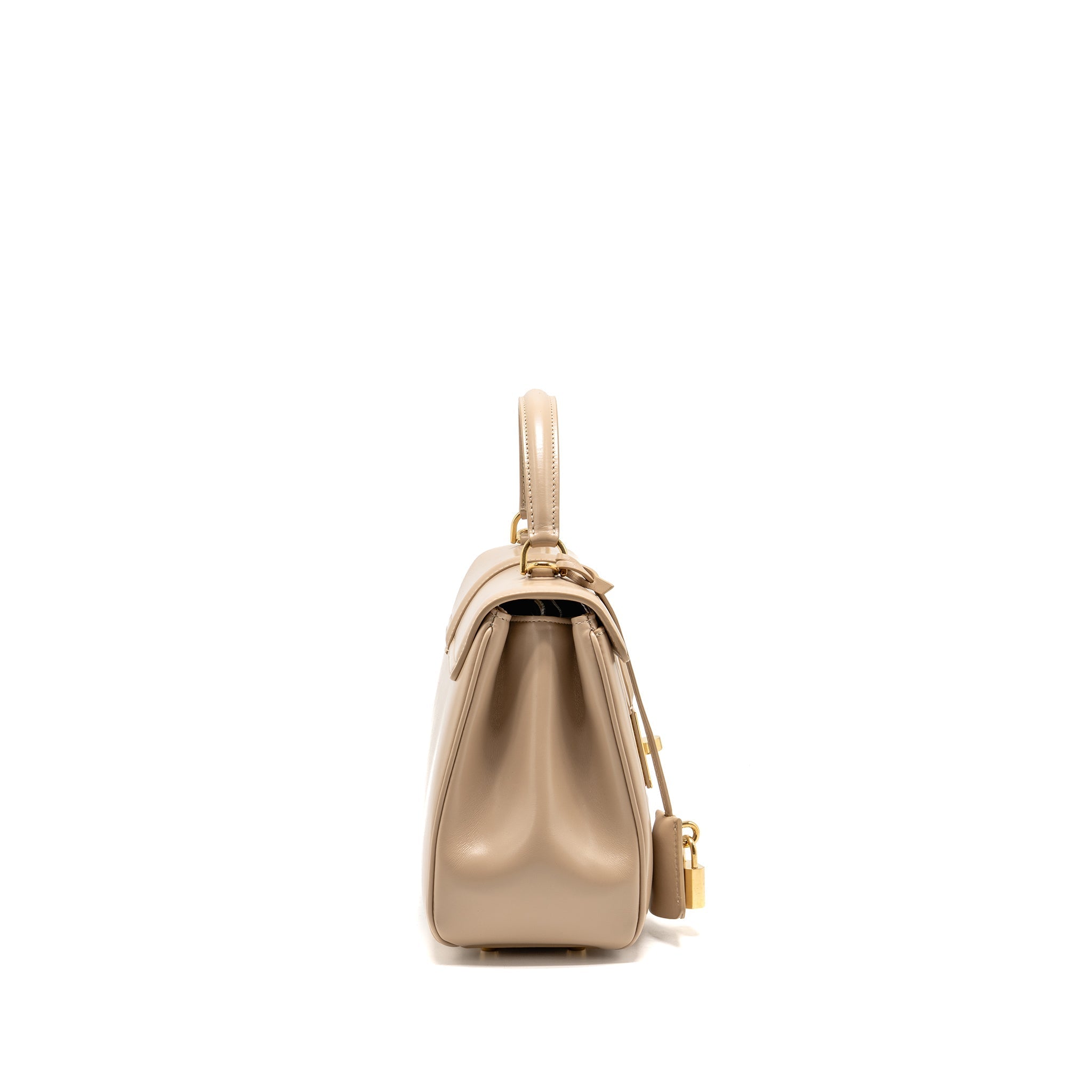 CELINE SMALL SOFT 16 BAG CALFSKIN BEIGE GHW